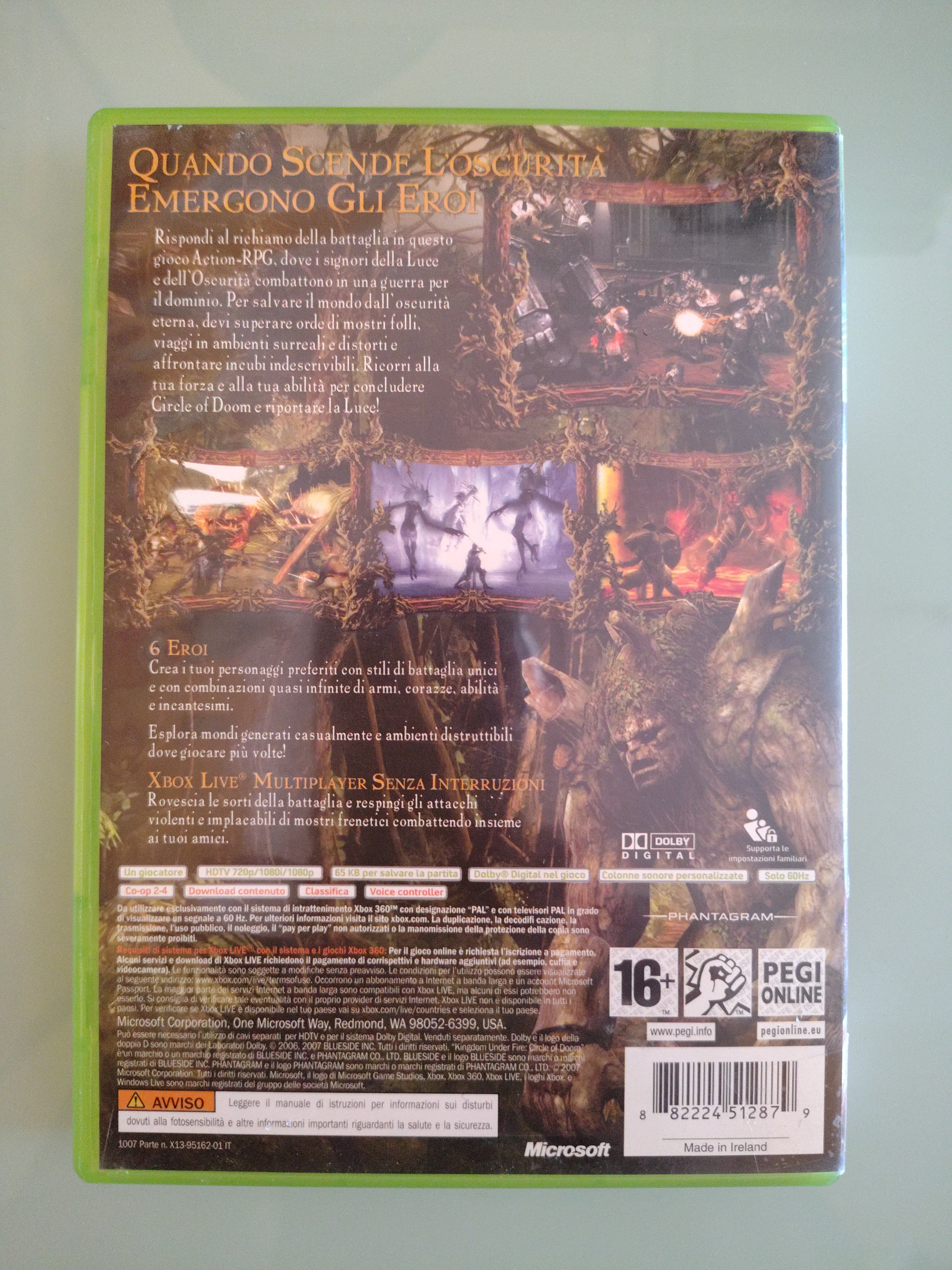 Kingdom Under Fire: Circle of Doom ita