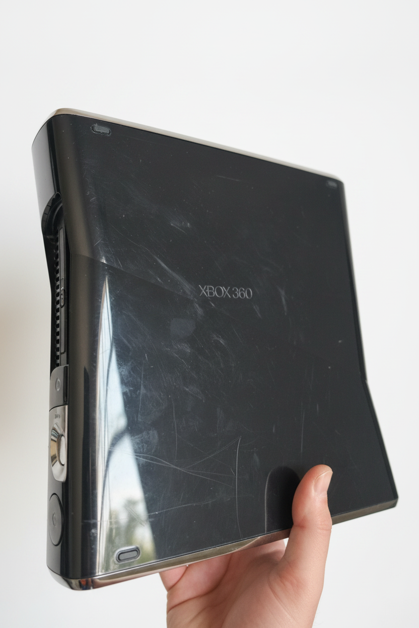 CONSOLE XBOX 360 SLIM NERA LUCIDA HARD DISK 250 GB