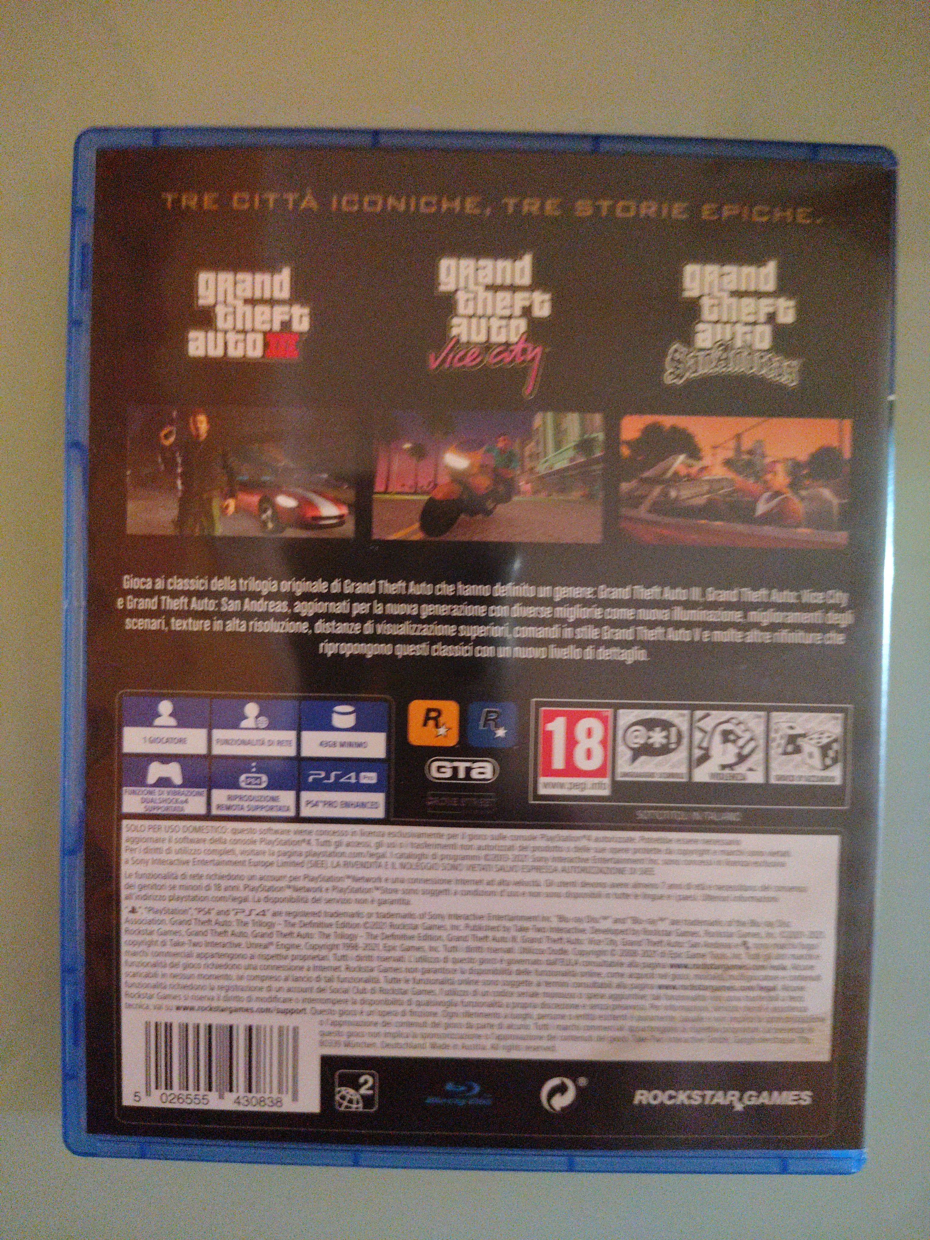Grand Theft Auto Trilogy Definitive GTA