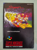 manuale SUPER GAME BOY ADAPTATEUR SUPER NINTENDO SNES ita