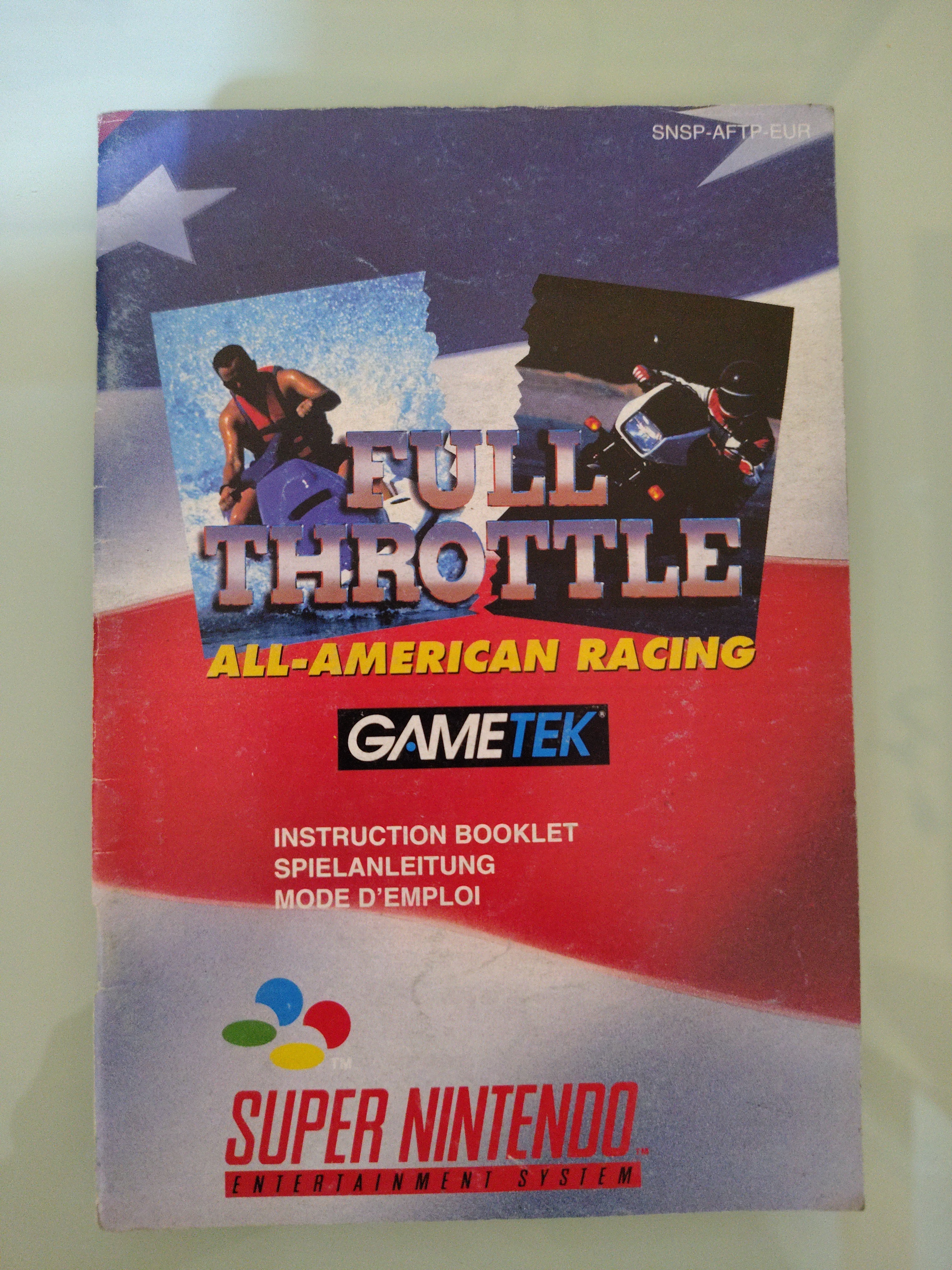Full Throttle: All-American Racing ( manuale )