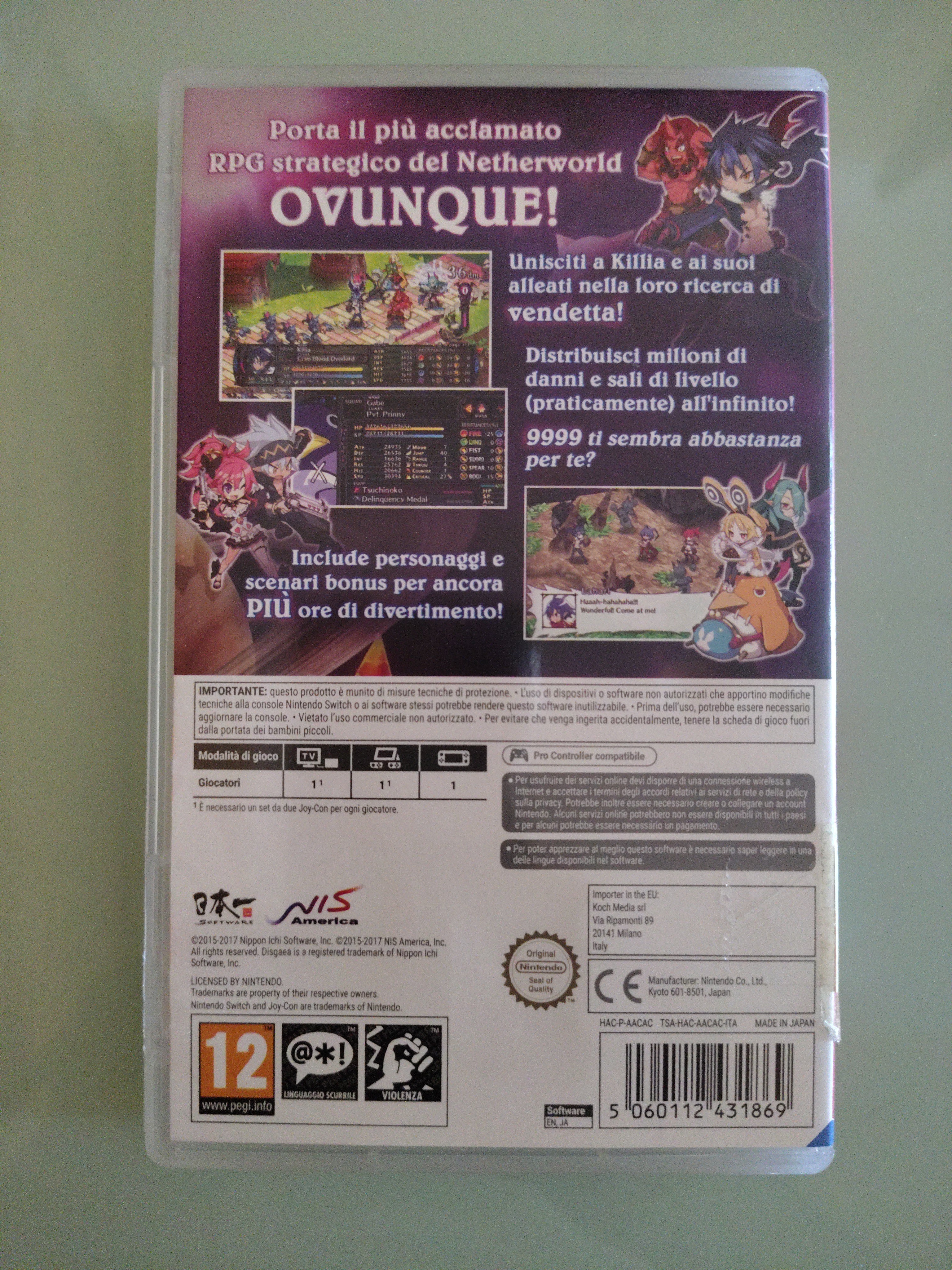Disgaea 5 Completo - Nintendo Switch