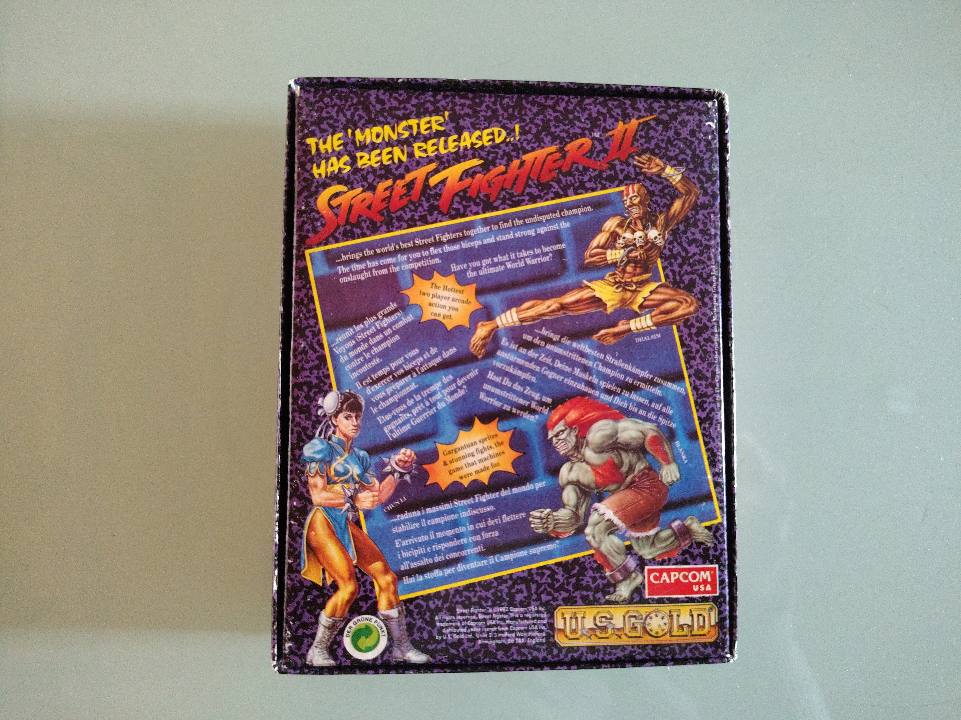 Street Fighter II 2 Commodore 64/128 C64 Capcom complete 100%