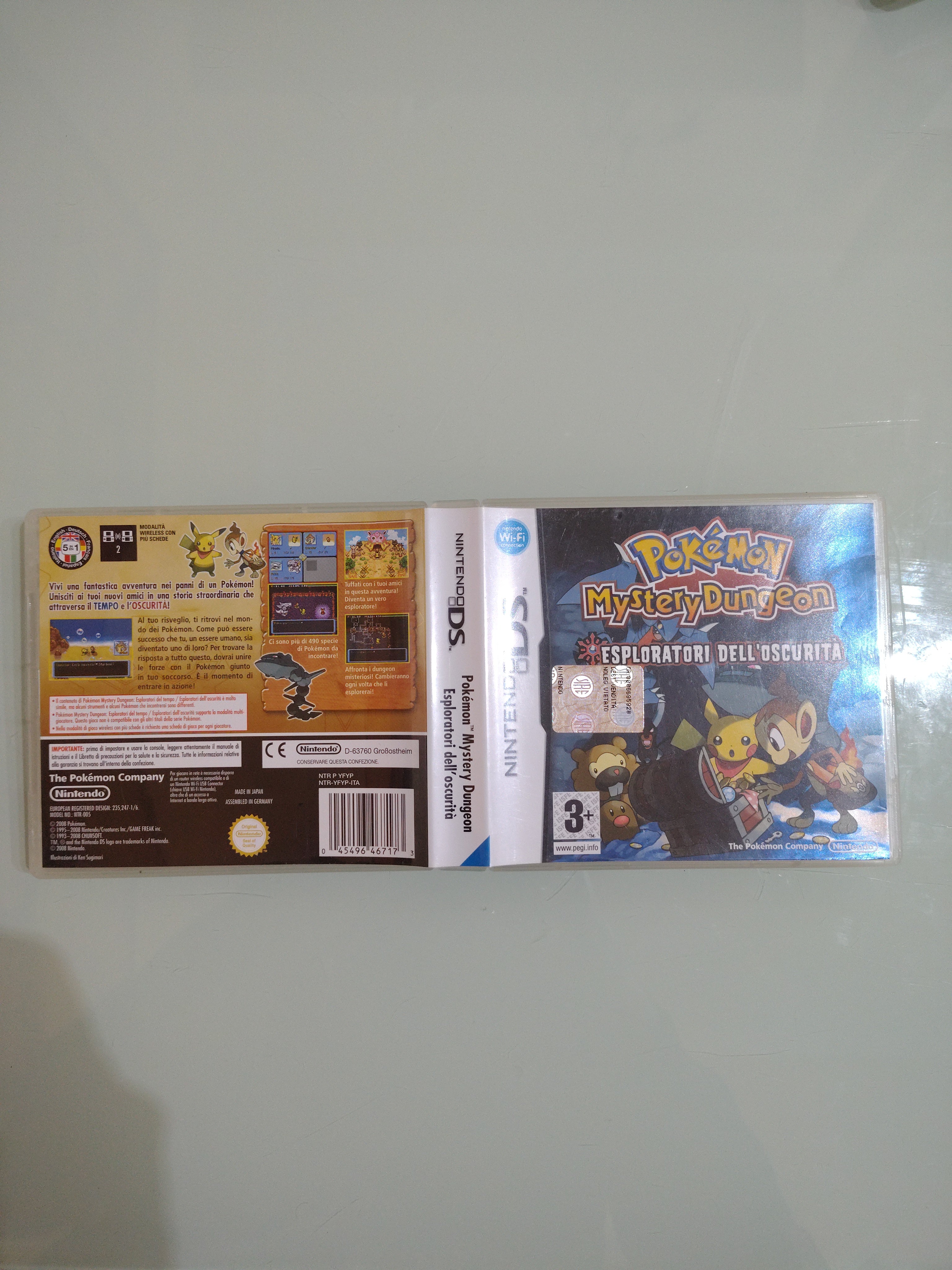 Pokemon Mystery Dungeon - Esploratori Dell'Oscurita - Nintendo DS NDS - PAL