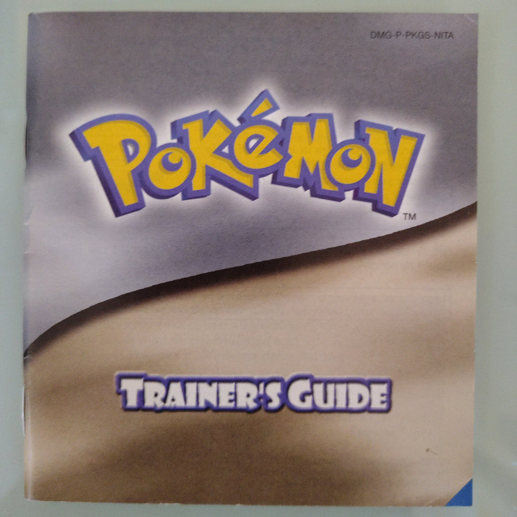 libretto pokemon oro argento originale nintendo game boy