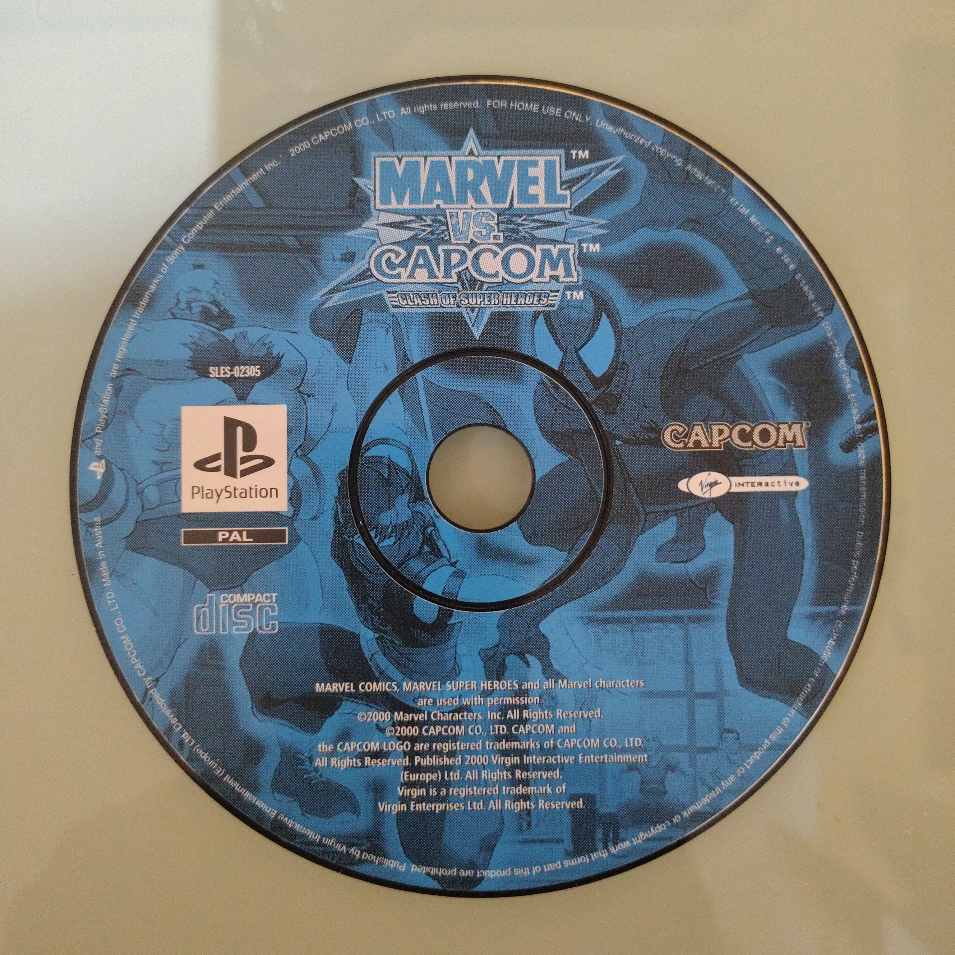 Marvel vs. Capcom: Clash of Super Heroes PAL ( solo disco)