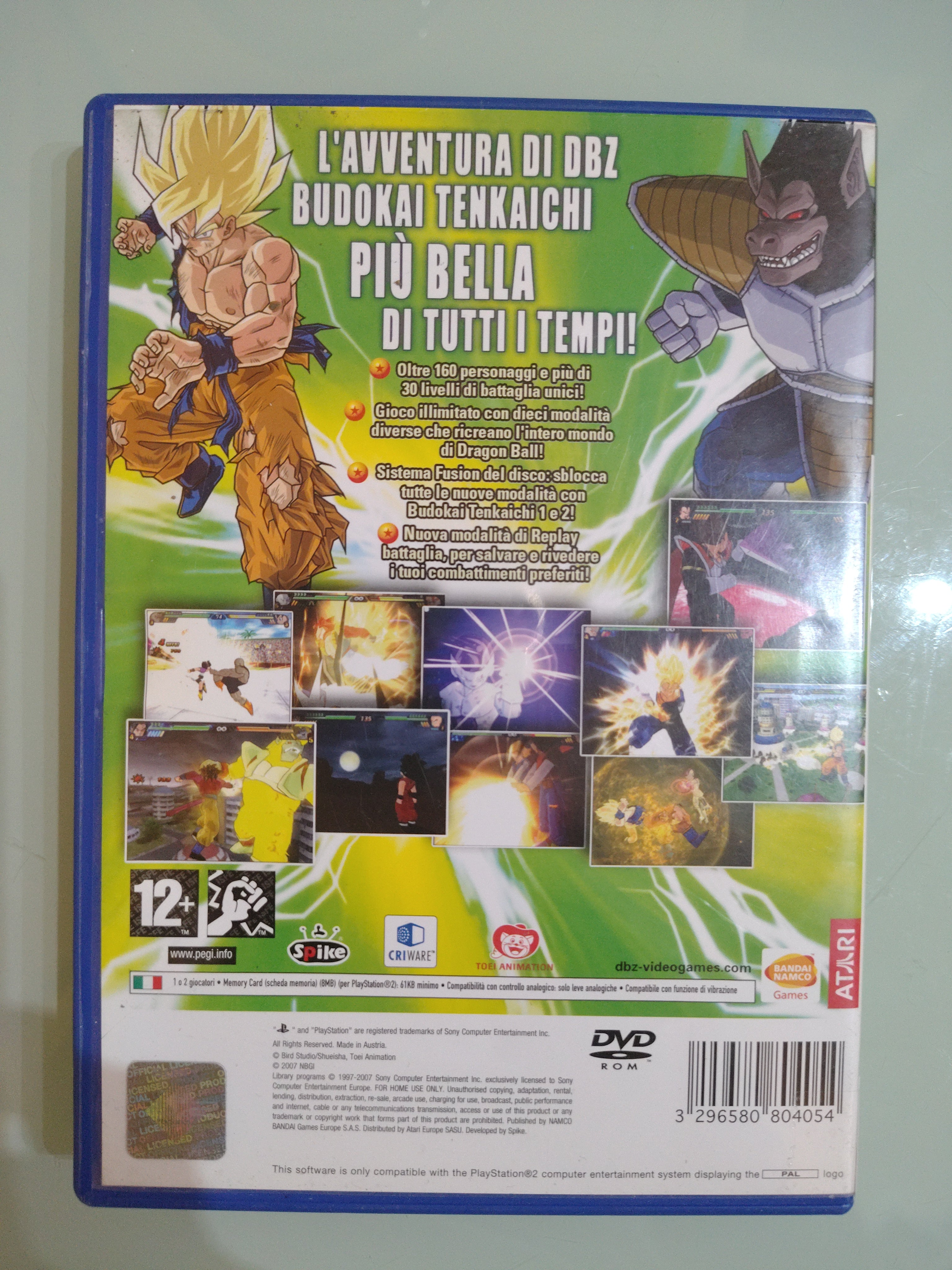 DRAGON BALL Z BUDOKAI TENKAICHI 3  BANDAI GAMES ATARI ita