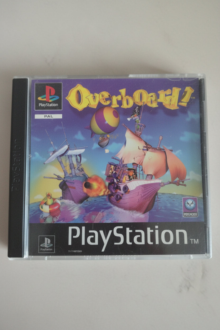 Overboard! PS1 Playstation Game WORKING PAL ITA Multilingua
