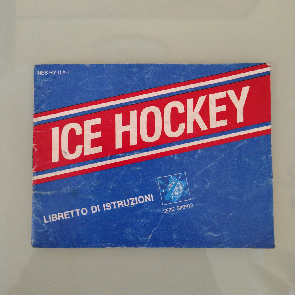 Ice Hockey Nintendo NES Manuale