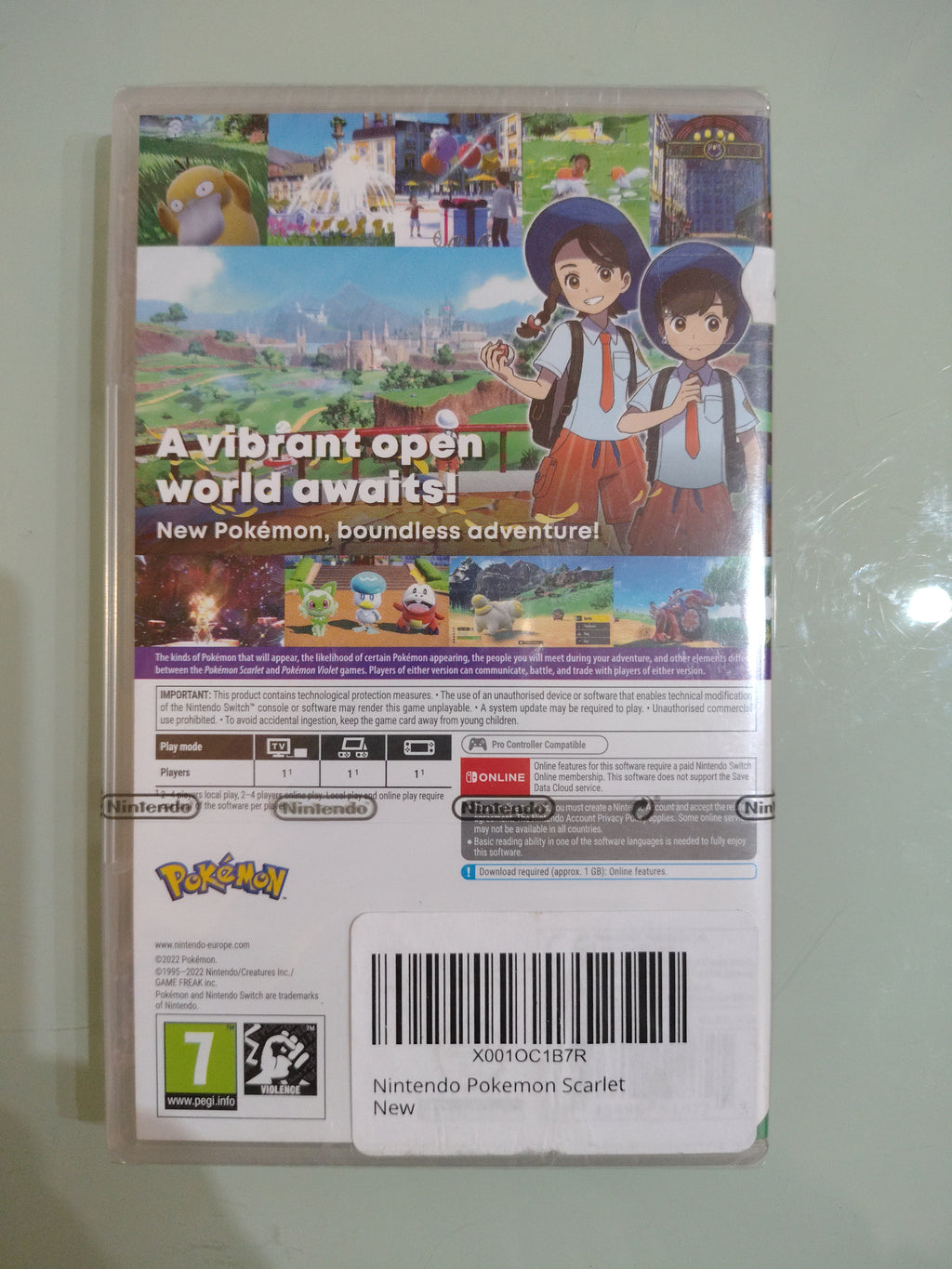 POKEMON SCARLATTO - NINTENDO SWITCH - NUOVO SIGILLATO PAL  VERSION REGION FREE