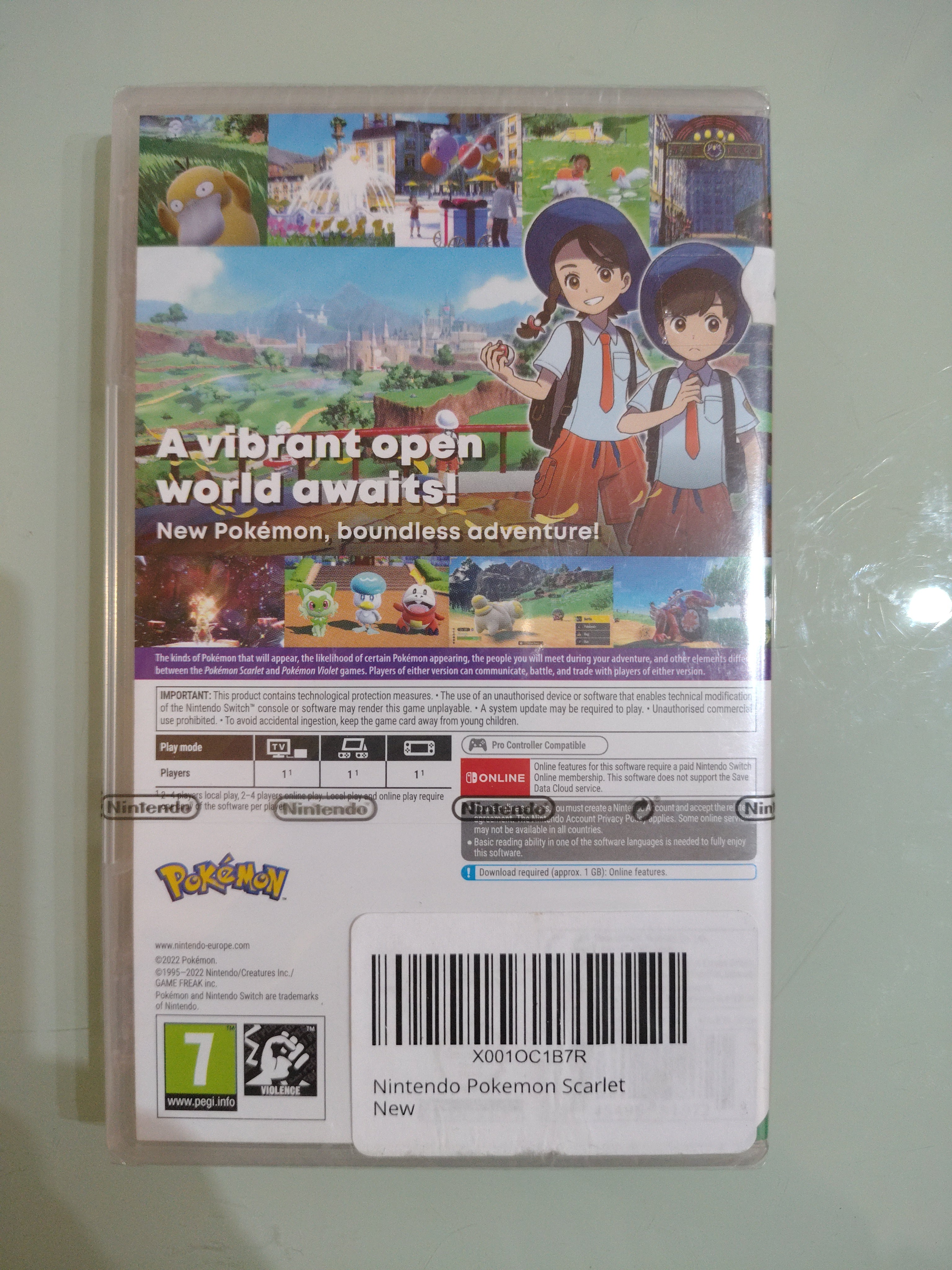 POKEMON SCARLATTO - NINTENDO SWITCH - NUOVO SIGILLATO PAL  VERSION REGION FREE