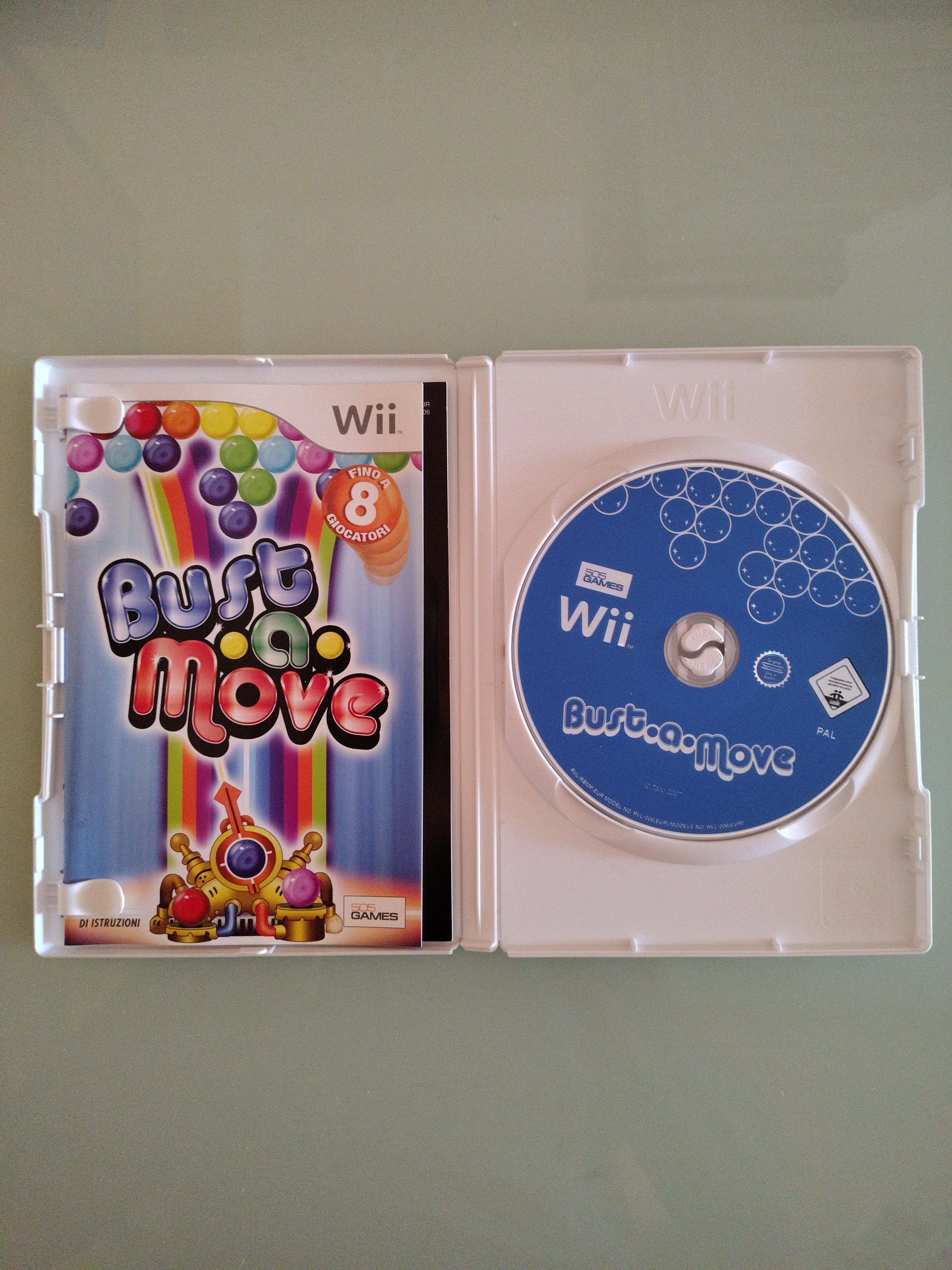 BUST A MOVE PUZZLE BOBBLE NINTENDO WII WIIU U PAL ITA ITALIANO ORIGINAL COMPLETO