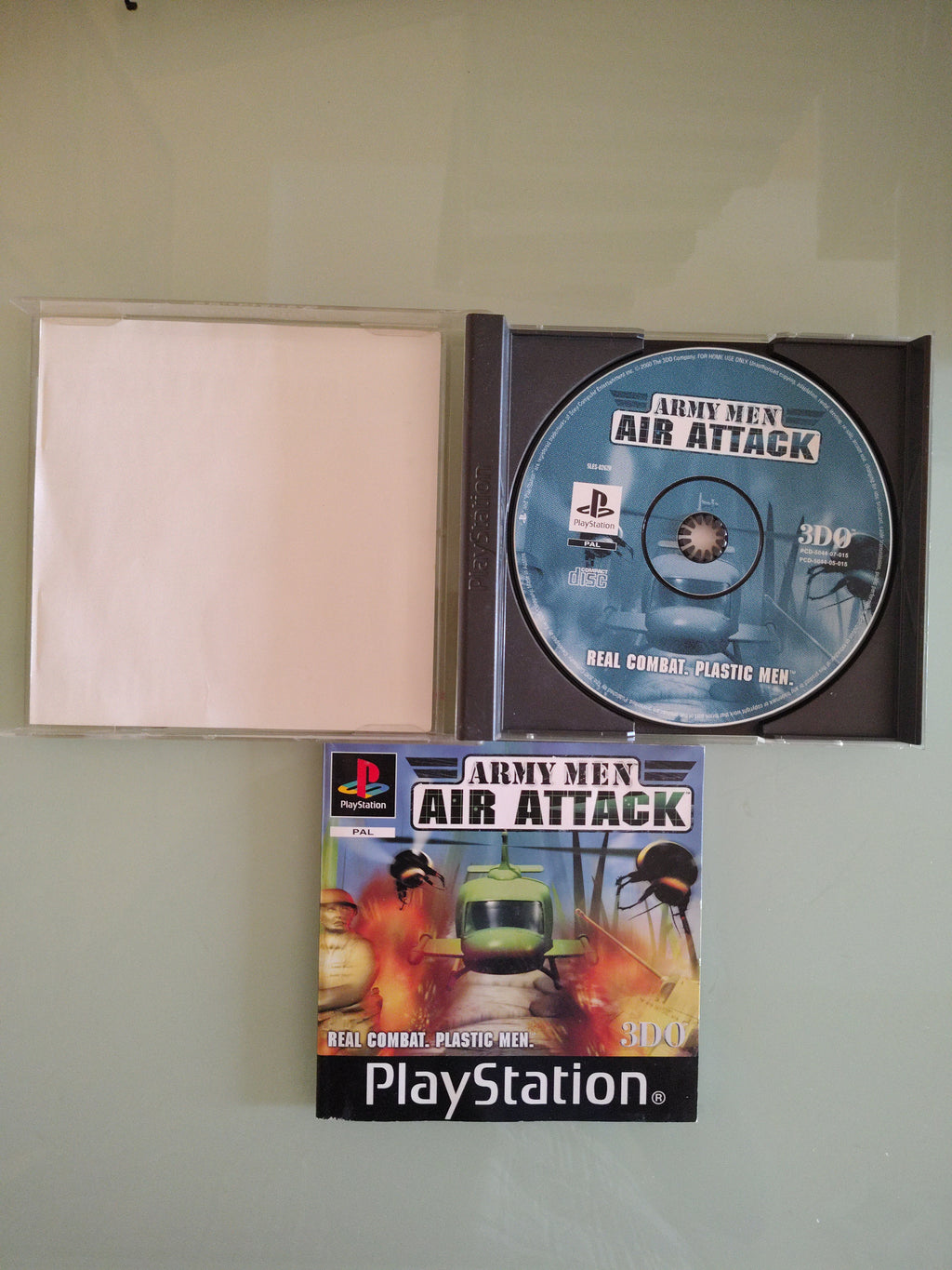 Army Men Air Attack PS1 PlayStation 1 gioco  con manuale