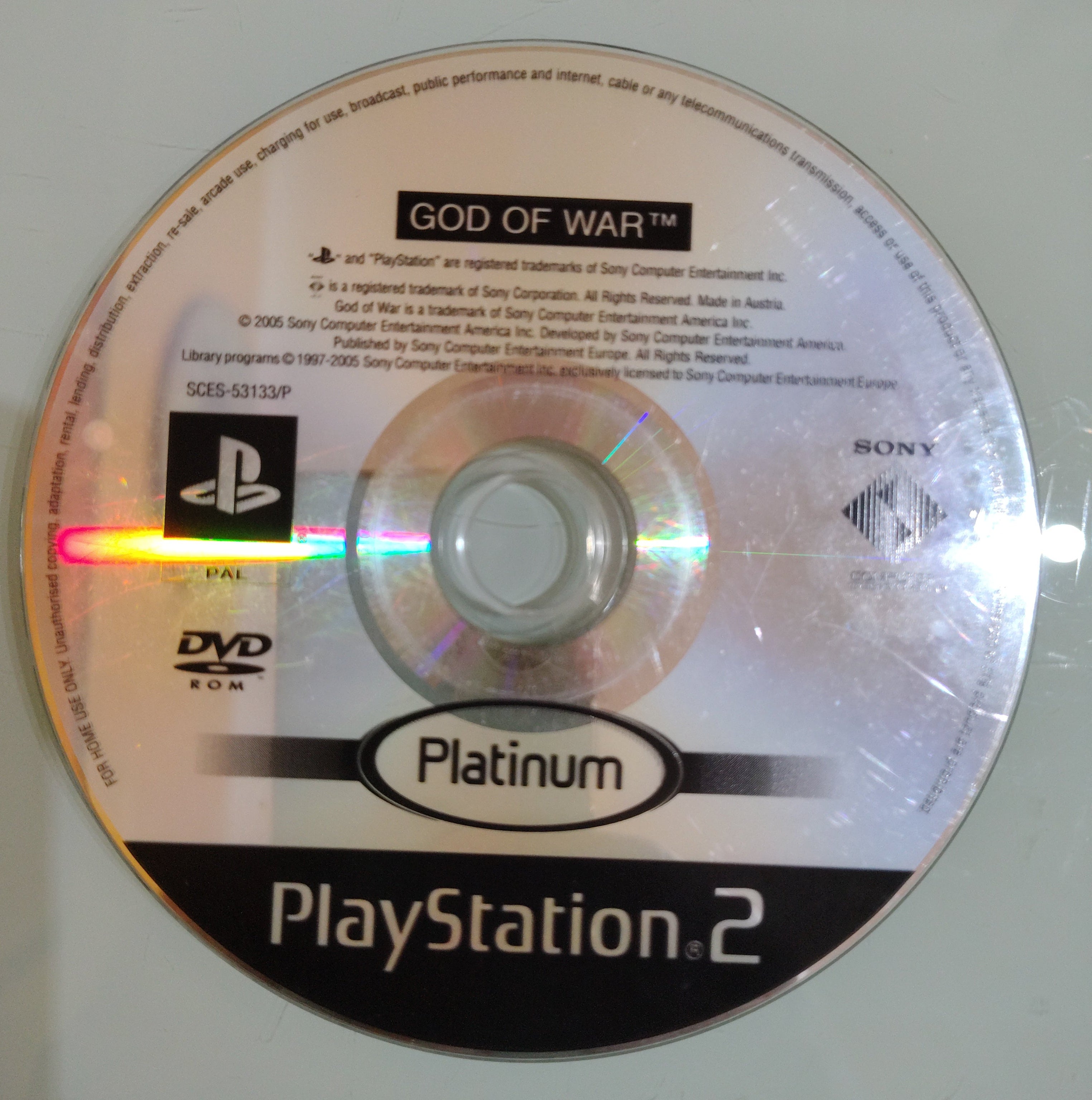 GOD OF WAR PAL SOLO CD