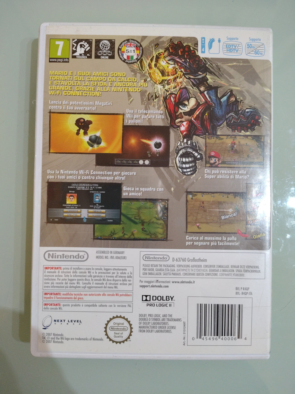 Mario strikers PAL ita