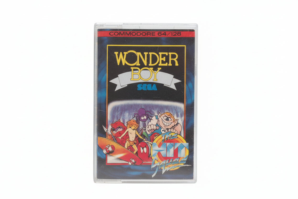 Commodore 64 / 128 C64 Wonder Boy gioco per computer