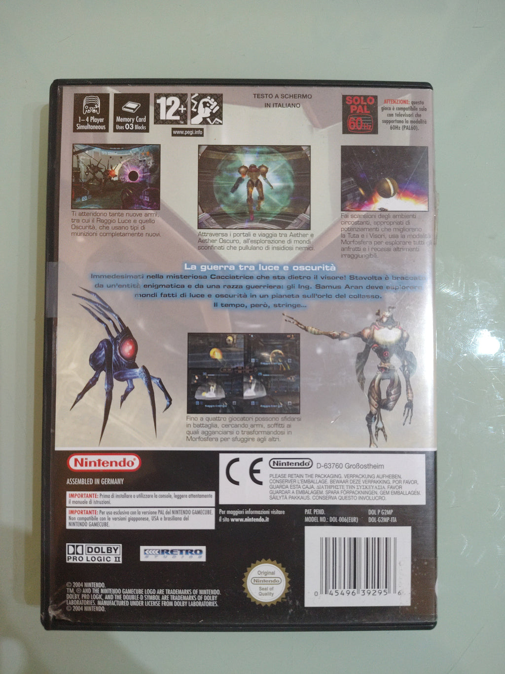 Metroid Prime Echoes Game Cube Pal ITA Completo