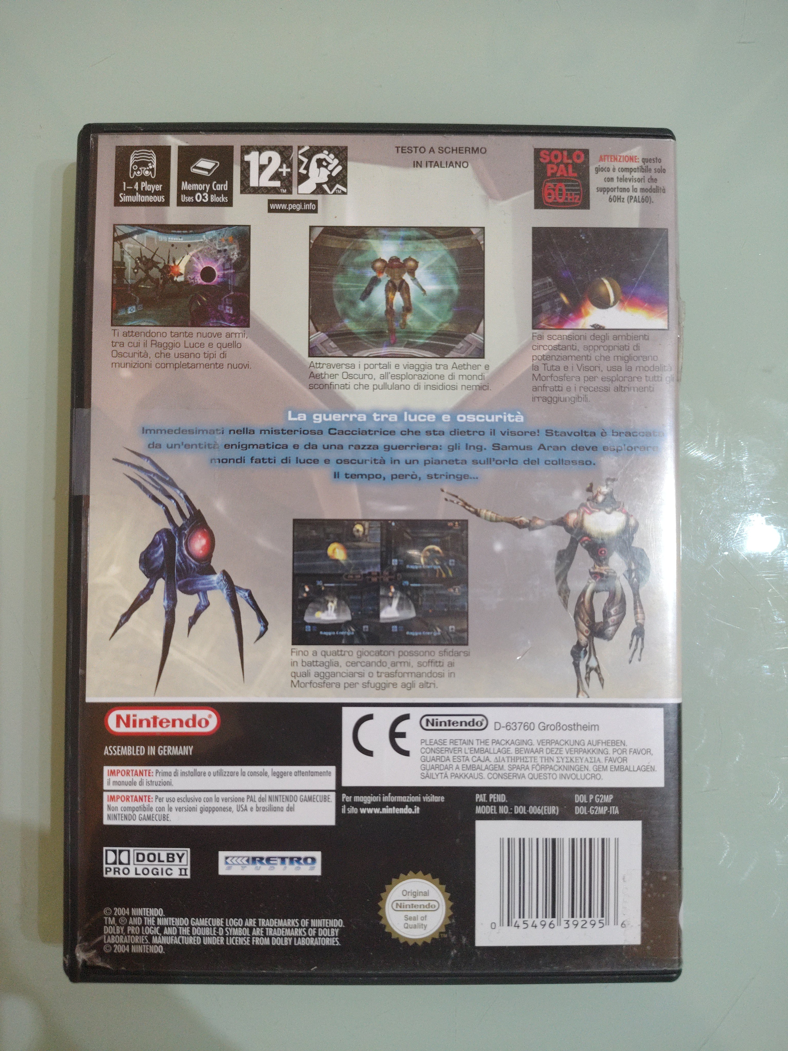 Metroid Prime Echoes Game Cube Pal ITA Completo