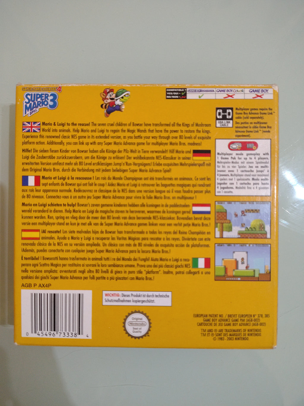 Super Mario Bros. 3  Game Boy Advance Italiano