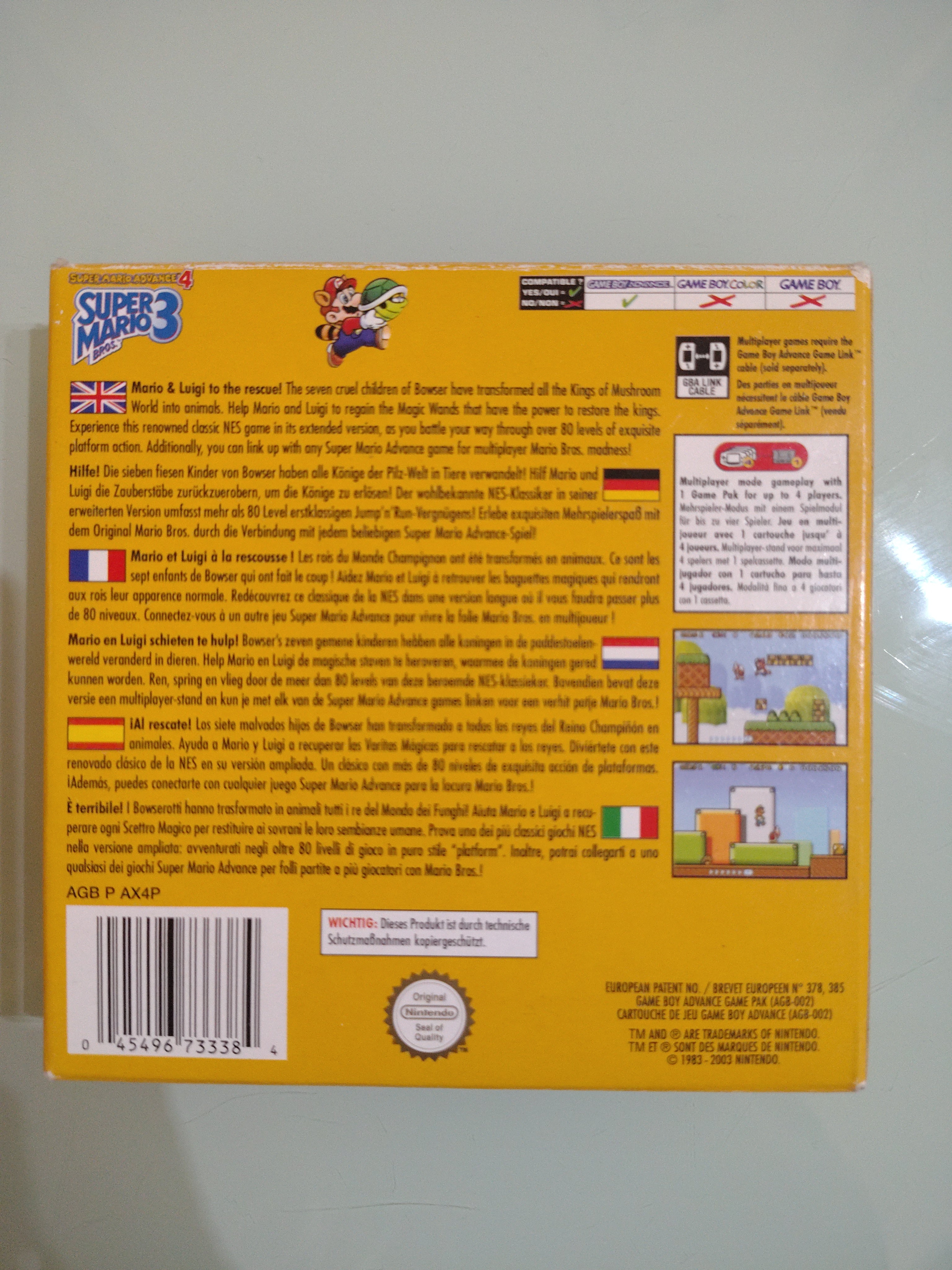 Super Mario Bros. 3  Game Boy Advance Italiano