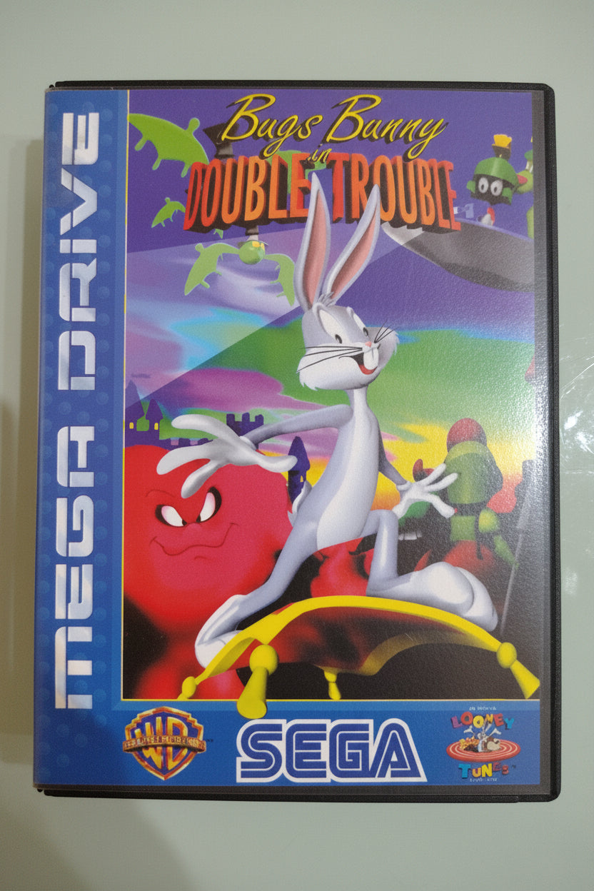 Videogioco SEGA MEGA DRIVE Bugs Bunny Double Trouble ORIGINALE