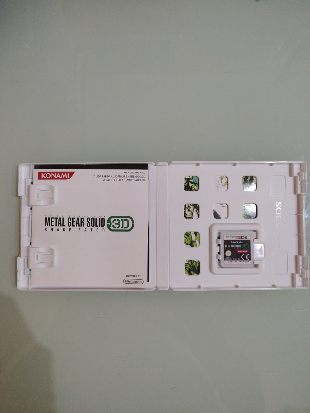 Metal Gear Solid 3D: Snake Eater (Nintendo 3DS, 2012) CIB completo
