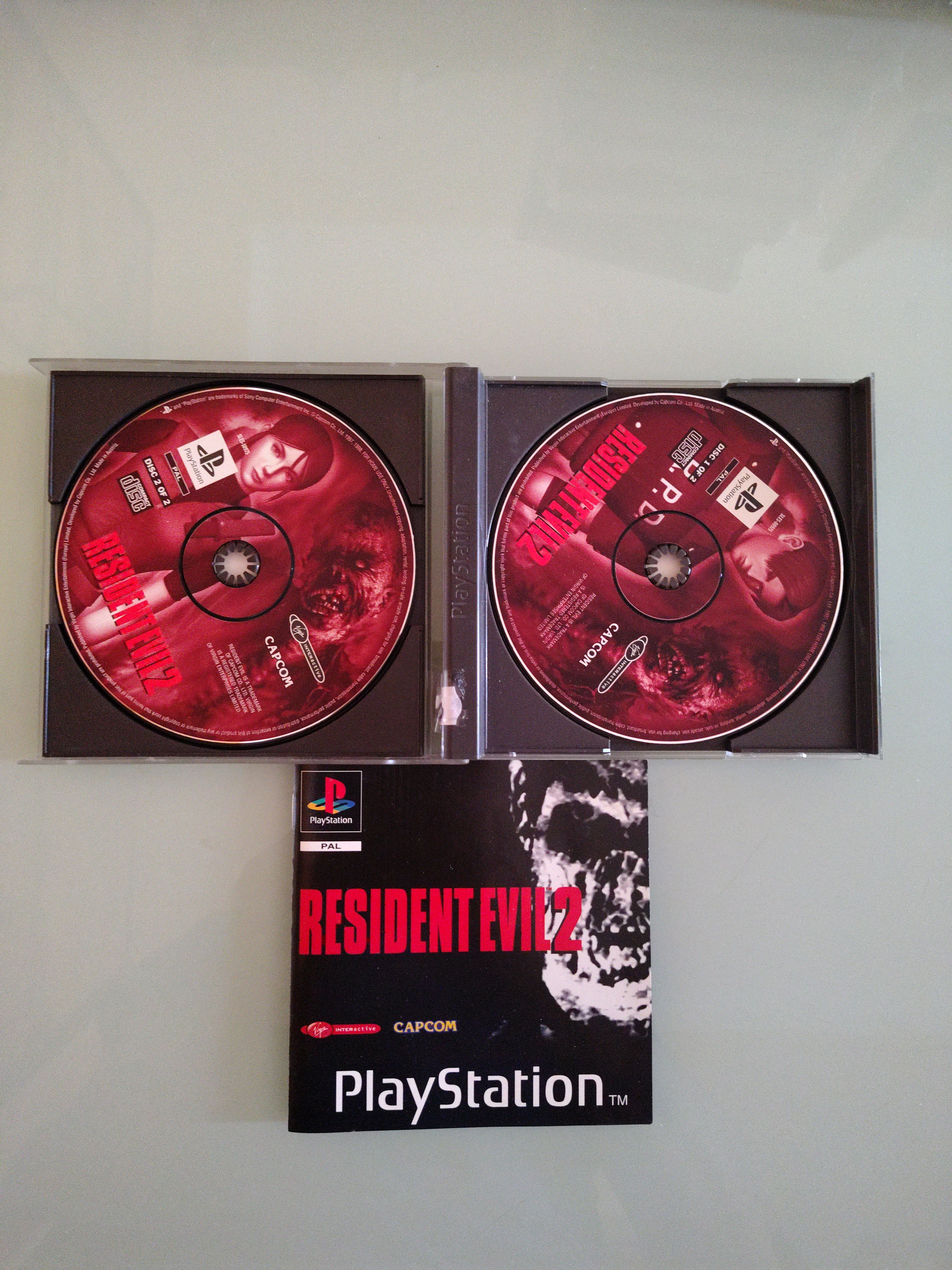 RESIDENT EVIL 2 SONY PLAYSTATION 1  PAL ITA ITALIANO COMPLETO
