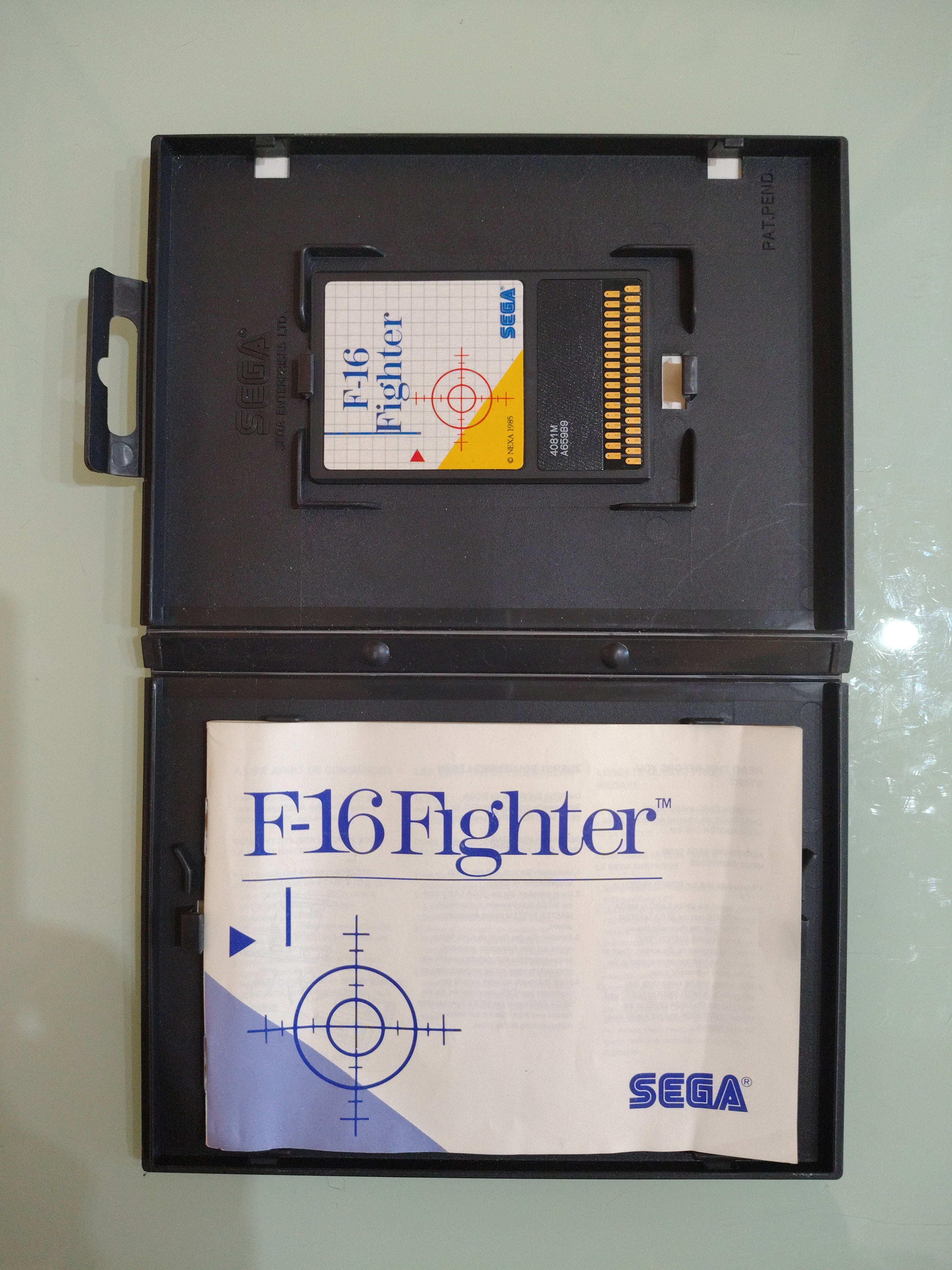 F-16 FIGHTER SEGA CARD