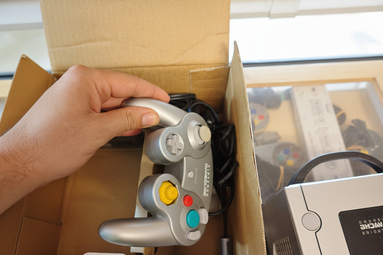 GAME CUBE SILVER BOXATO JAP