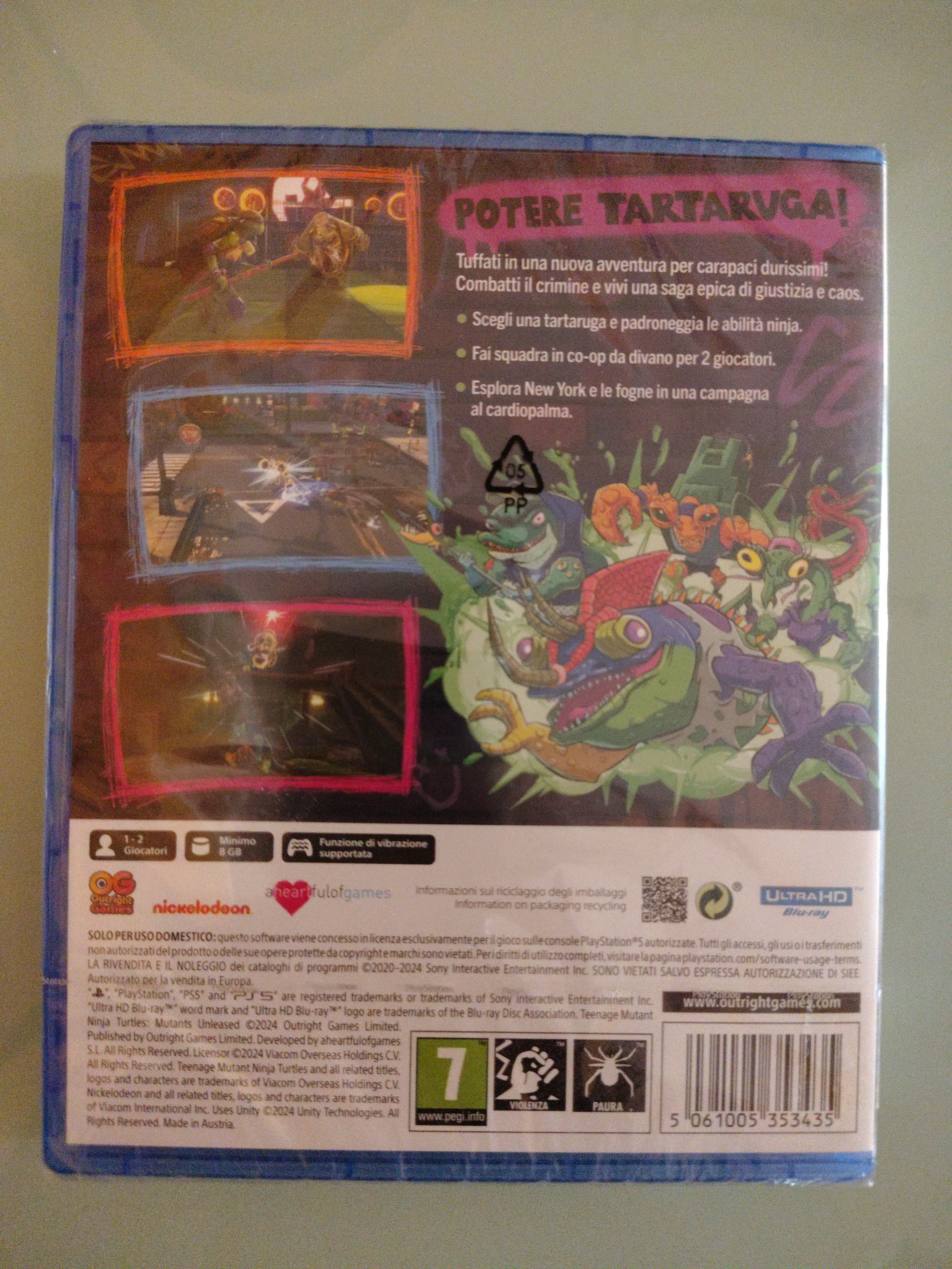 TEENAGE MUTANT NINJA TURTLES MUTANTS UNLEASHED DELUXE EDITION  nuovo