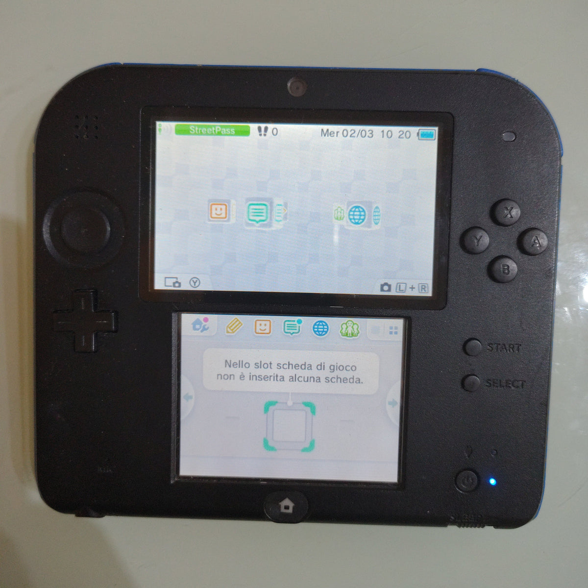 Nintendo 2ds nero/blu