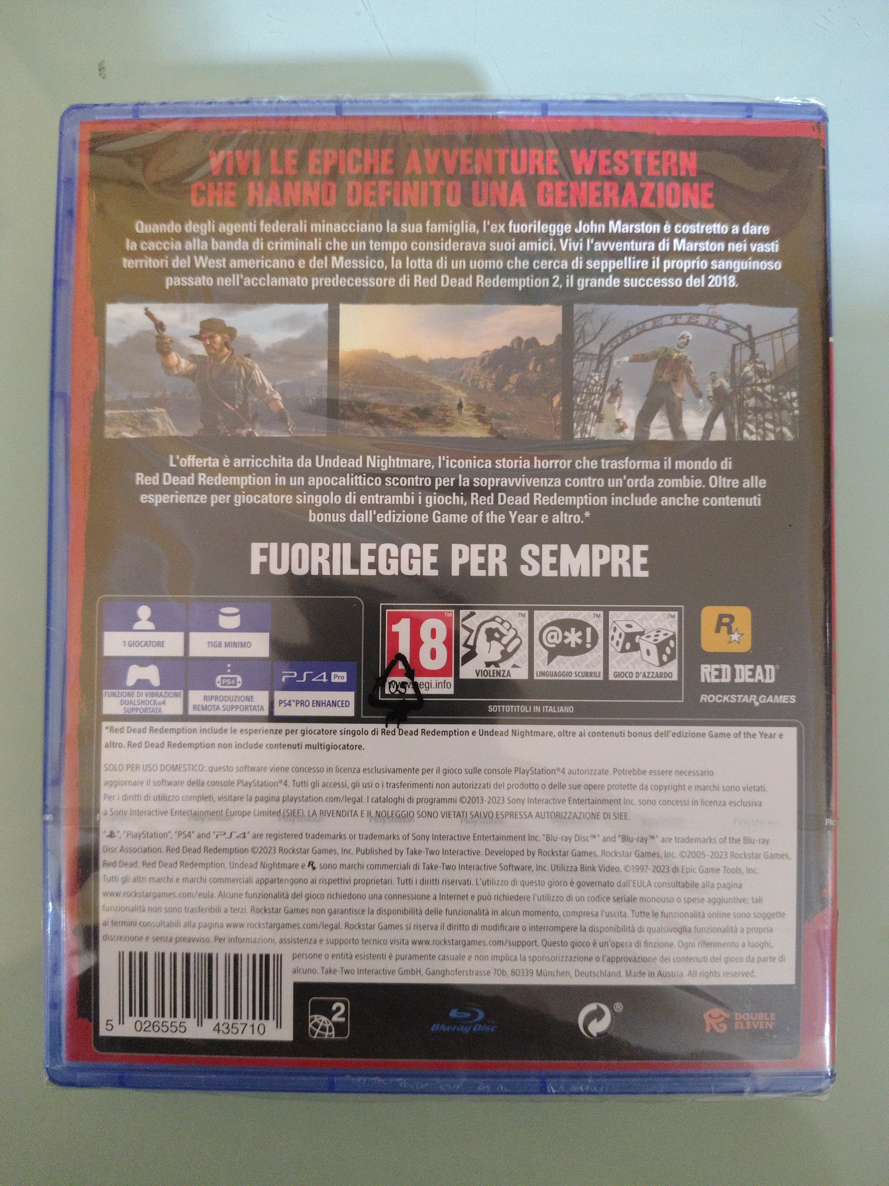 Red Dead Redemption  NUOVO