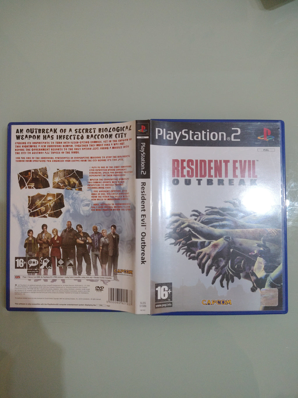 RESIDENT EVIL OUTBREAK - SONY PS2 - USATO PERFETTAMENTE FUNZIONANTE PAL VERSION