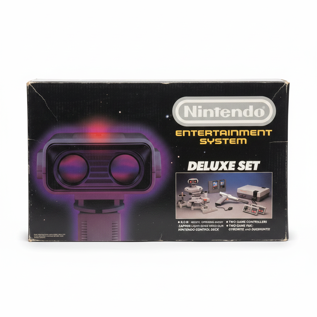Nintendo NES Deluxe Set ROB Robot Console System