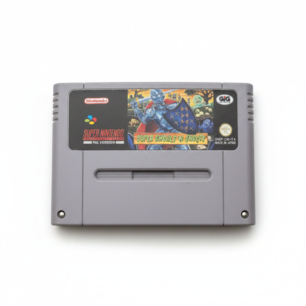 Super Ghouls n Ghosts  Super Nintendo SNES pal gig