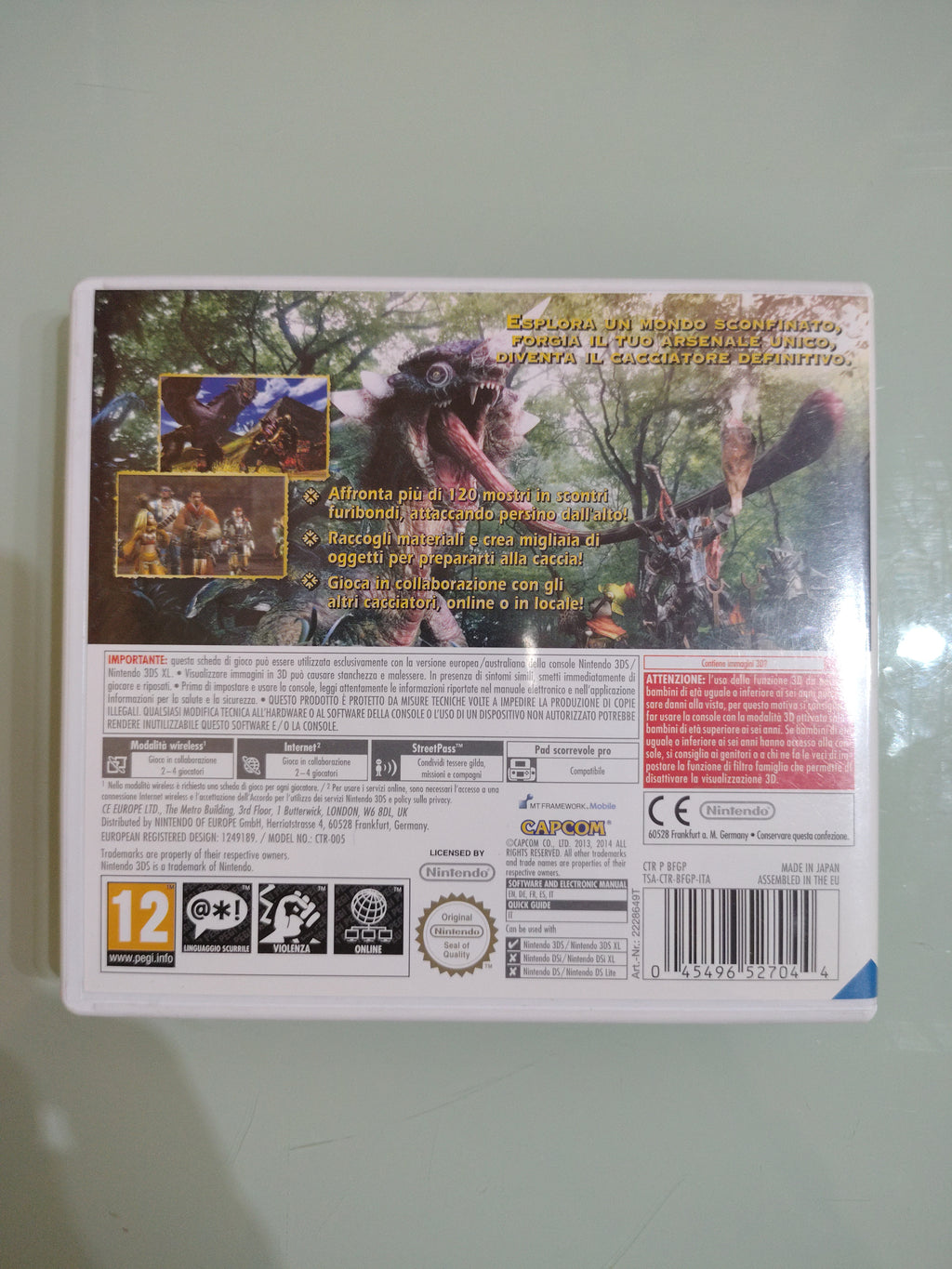 MONSTER HUNTER 4 ULTIMATE NINTENDO 3DS ITA CAPCOM