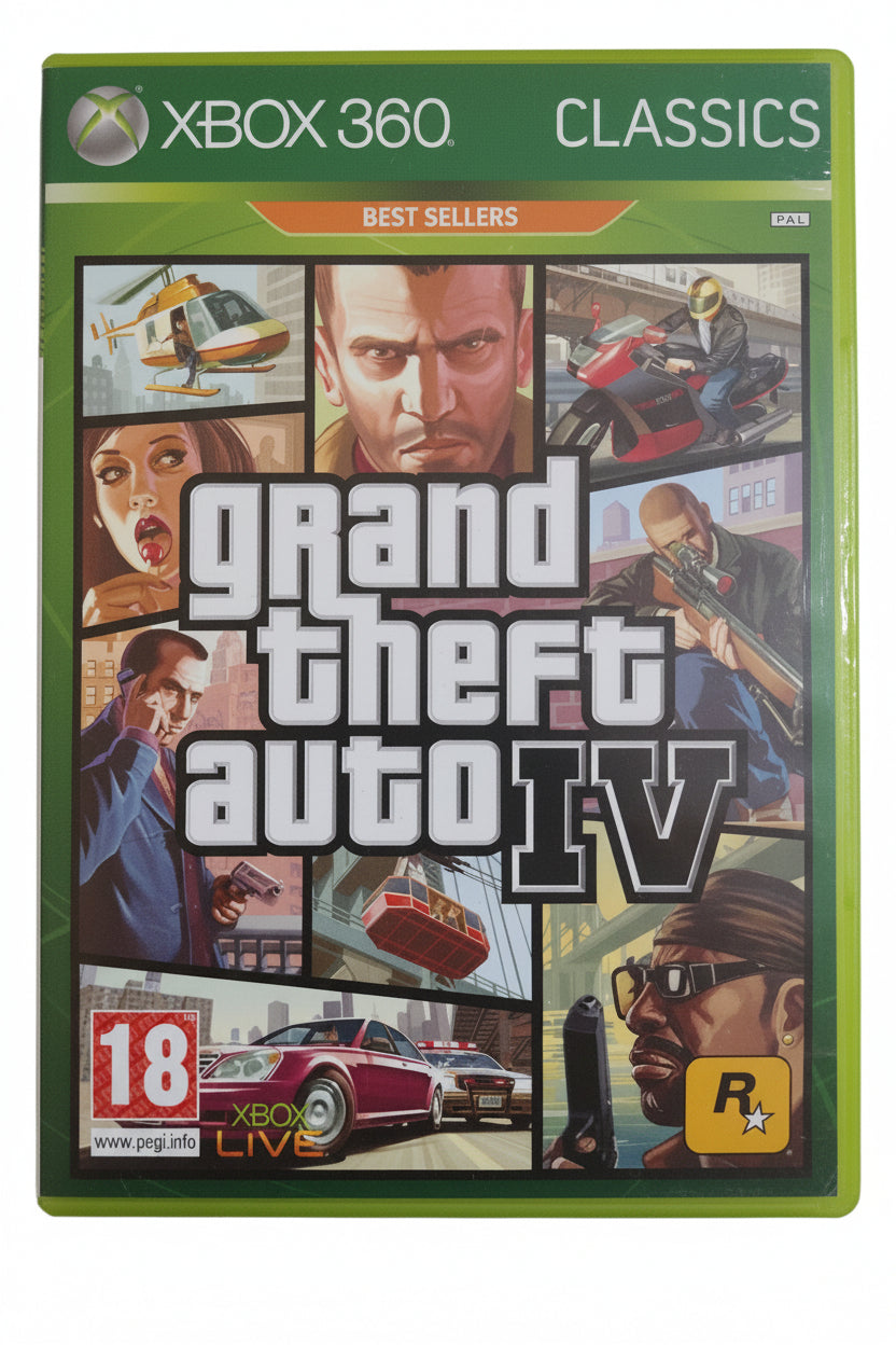 # GRAND THEFT AUTO IV ,XBOX 360 CLASSICS USATO ( offerta )