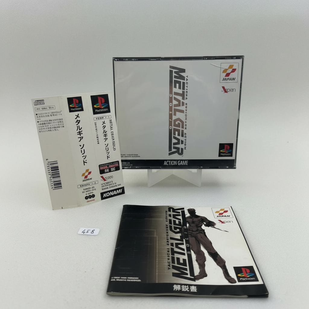 Metal Gear solid spine card completo ps1 playstation 1 psx psone jap