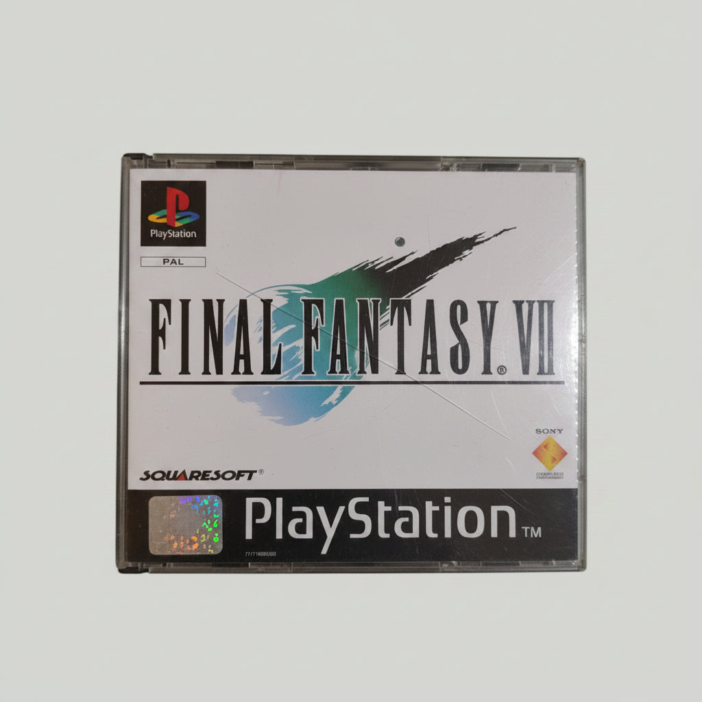 FINAL FANTASY VII 7 Prima stampa  PS1 PAL Squaresoft RPG videogames 3 discs PS