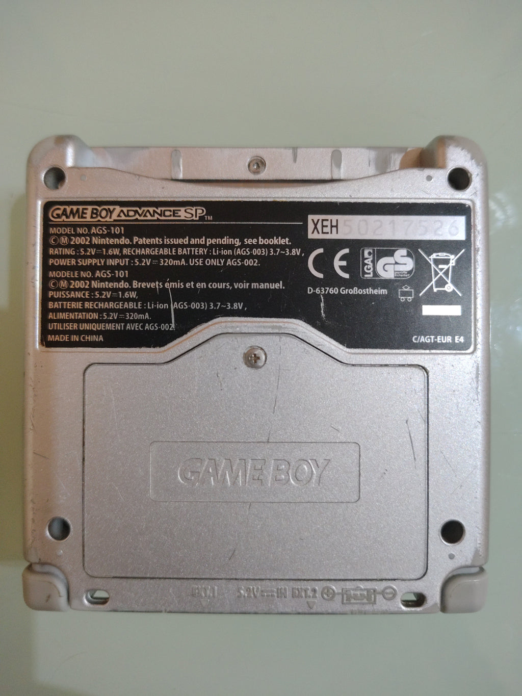 game boy advance sp AGS 101 TRIBAL