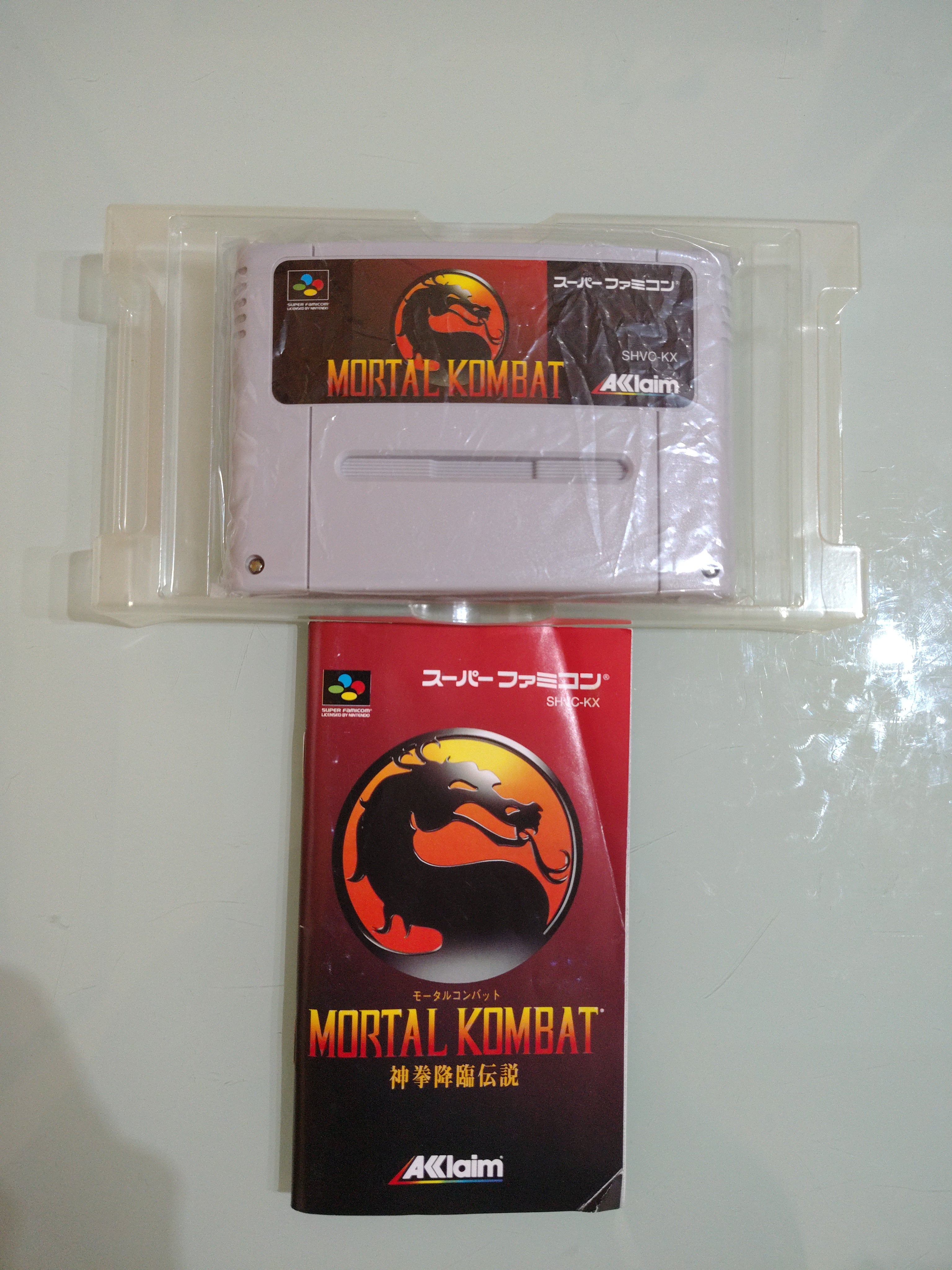 Mortal Kombat Nintendo Super Famicom SFC SNES NTSC Jap
