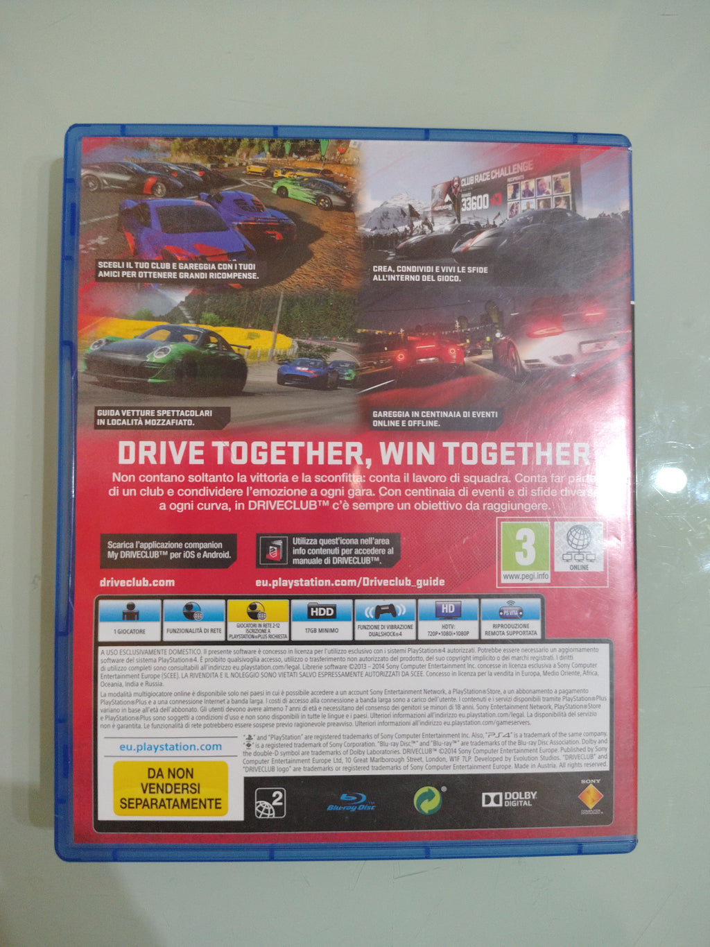 Drive Club  Sony Playstation 4 PAL