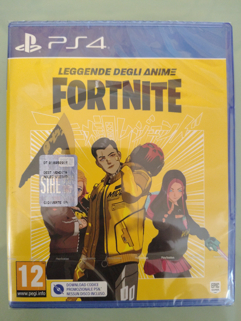 Fortnite Anime Legends codice in scatola NO DISCO NUOVO SIGILLATO