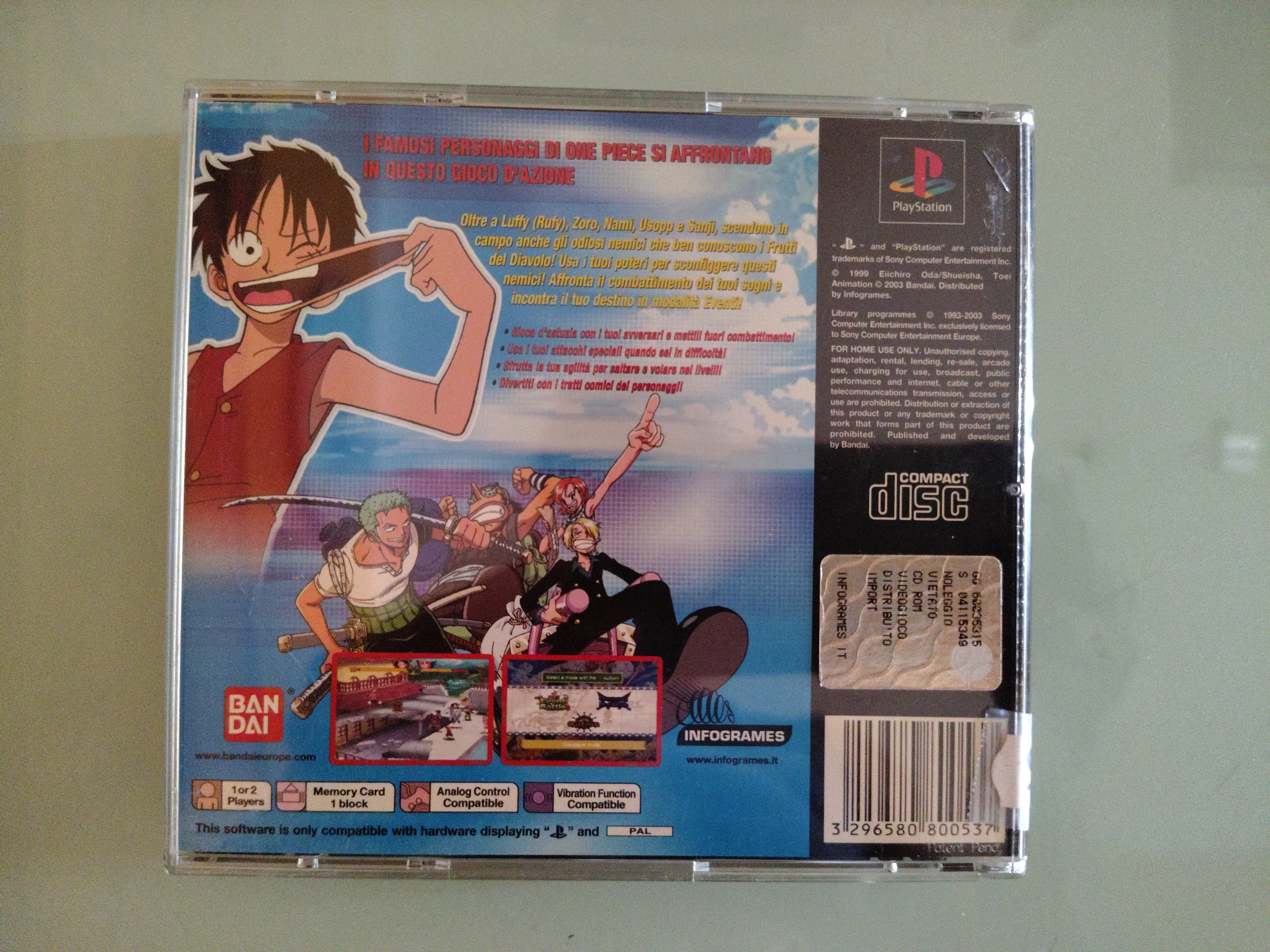 One Piece: Grand Battle (PS1)italiano