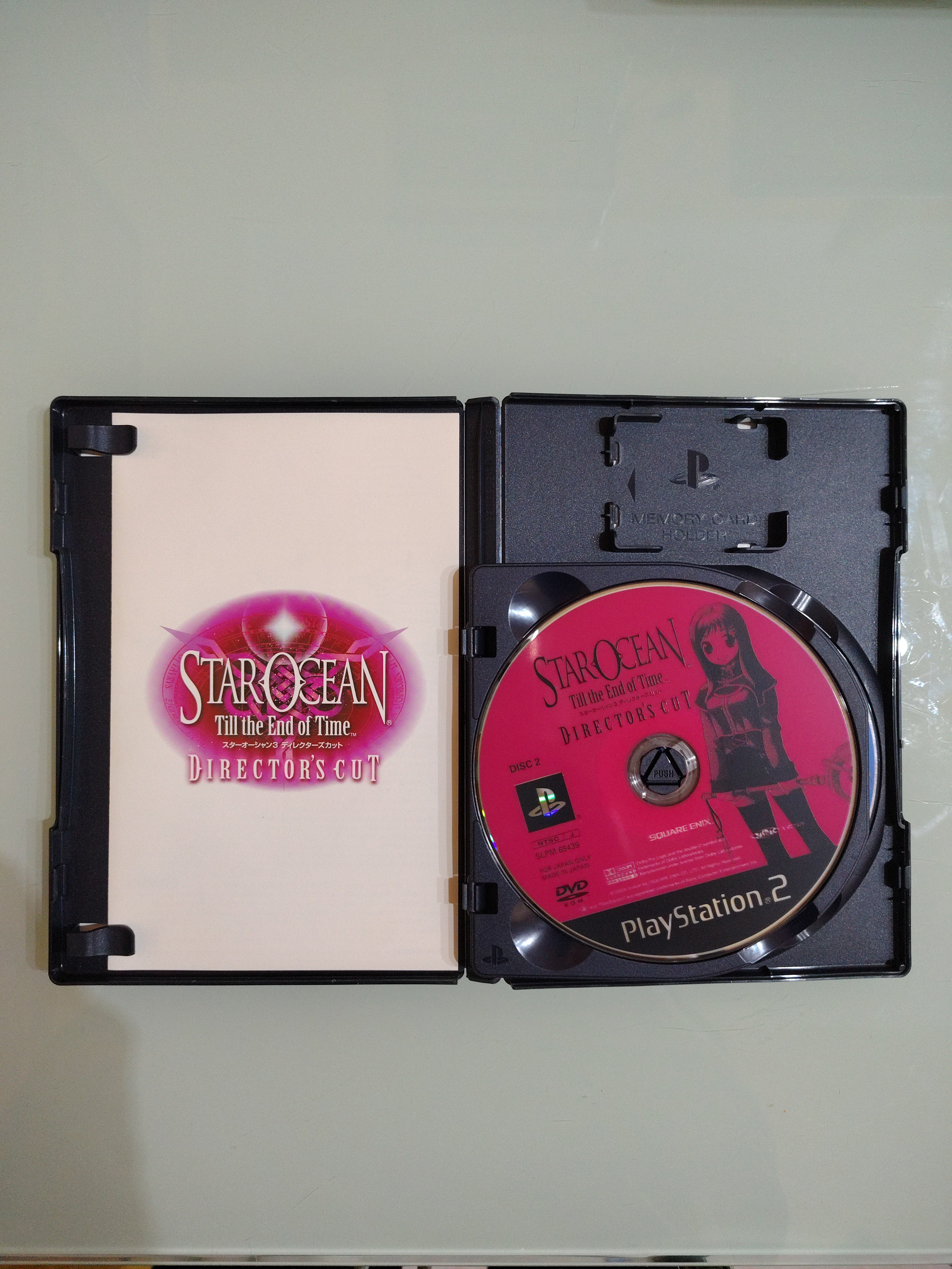 STAR OCEAN TILL THE END OF TIME DIRECTOR'S CUT PS2  SLPS-66438~9 JAP NTSCJ 85198