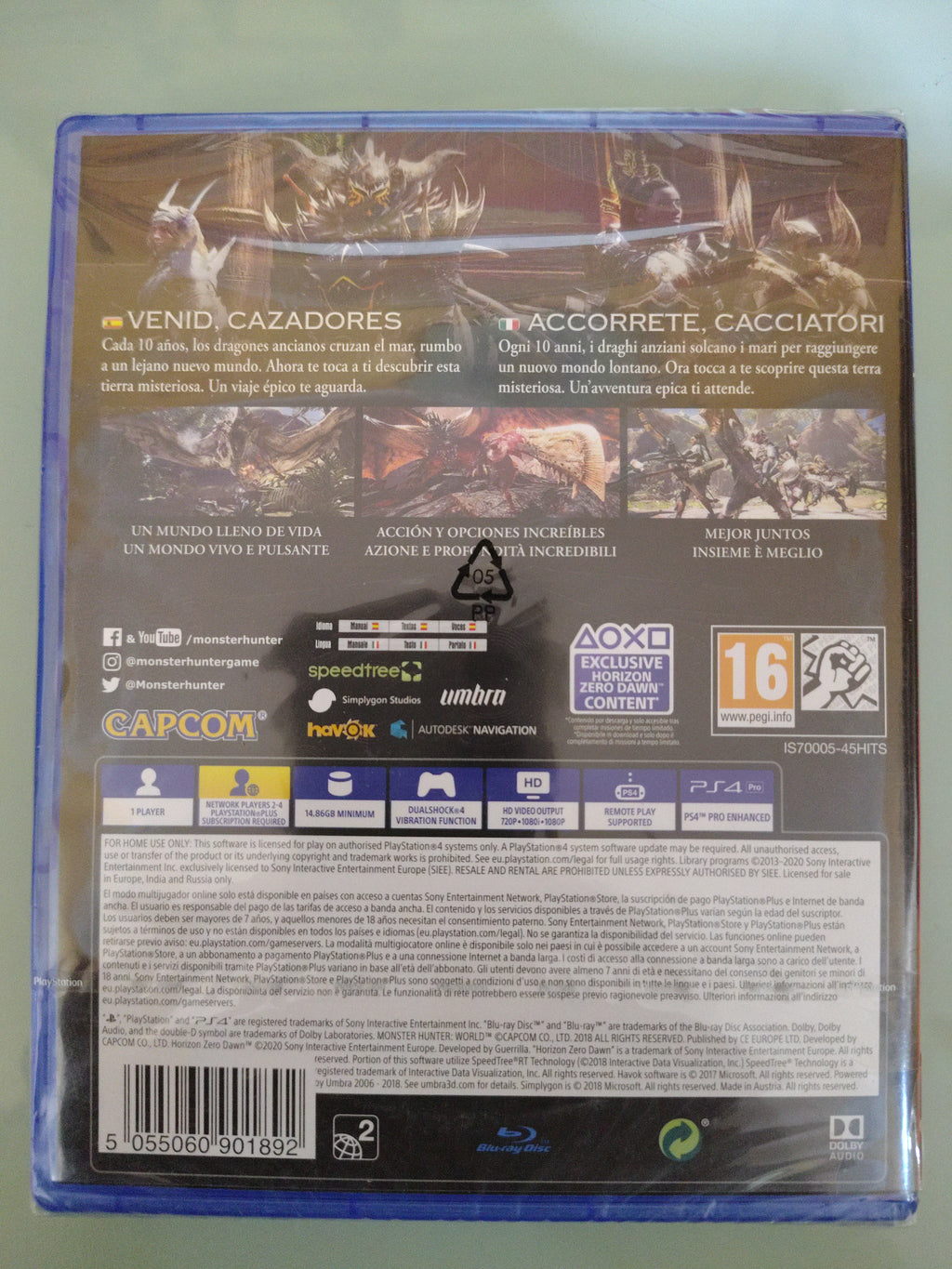 Monster Hunter World ( sigillato )