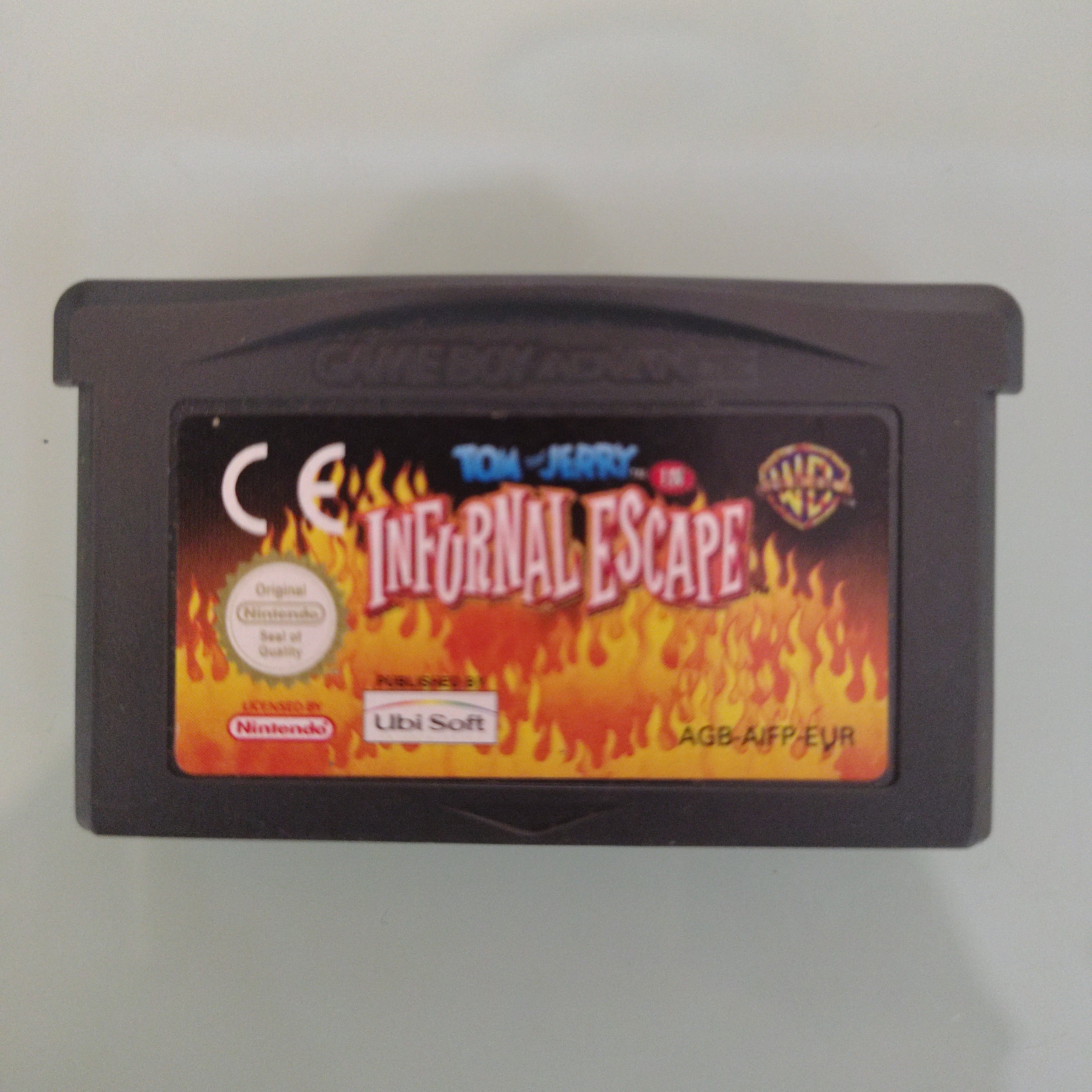GBA Gioco Game Boy GameBoy Advance TOM & JERRY INFURNAL ESCAPE AGB-AIFP-EUR