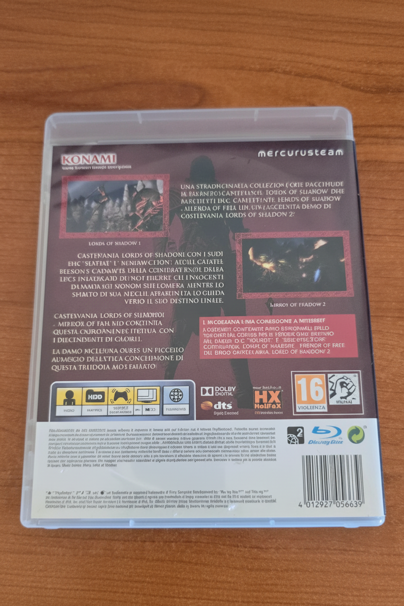 CASTLEVANIA LORDS OF SHADOWS COLLECTION PS3 PLAYSTATION 3 COMPLETO VERS ITA
