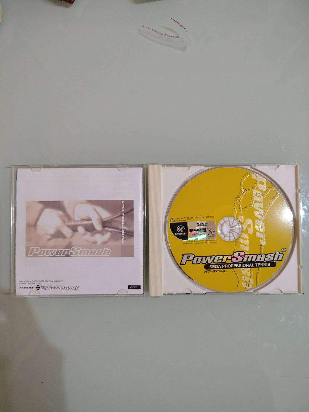 SEGA 2000 Power Smash Sega professional Tennis Dreamcast DC Used Sports Japan