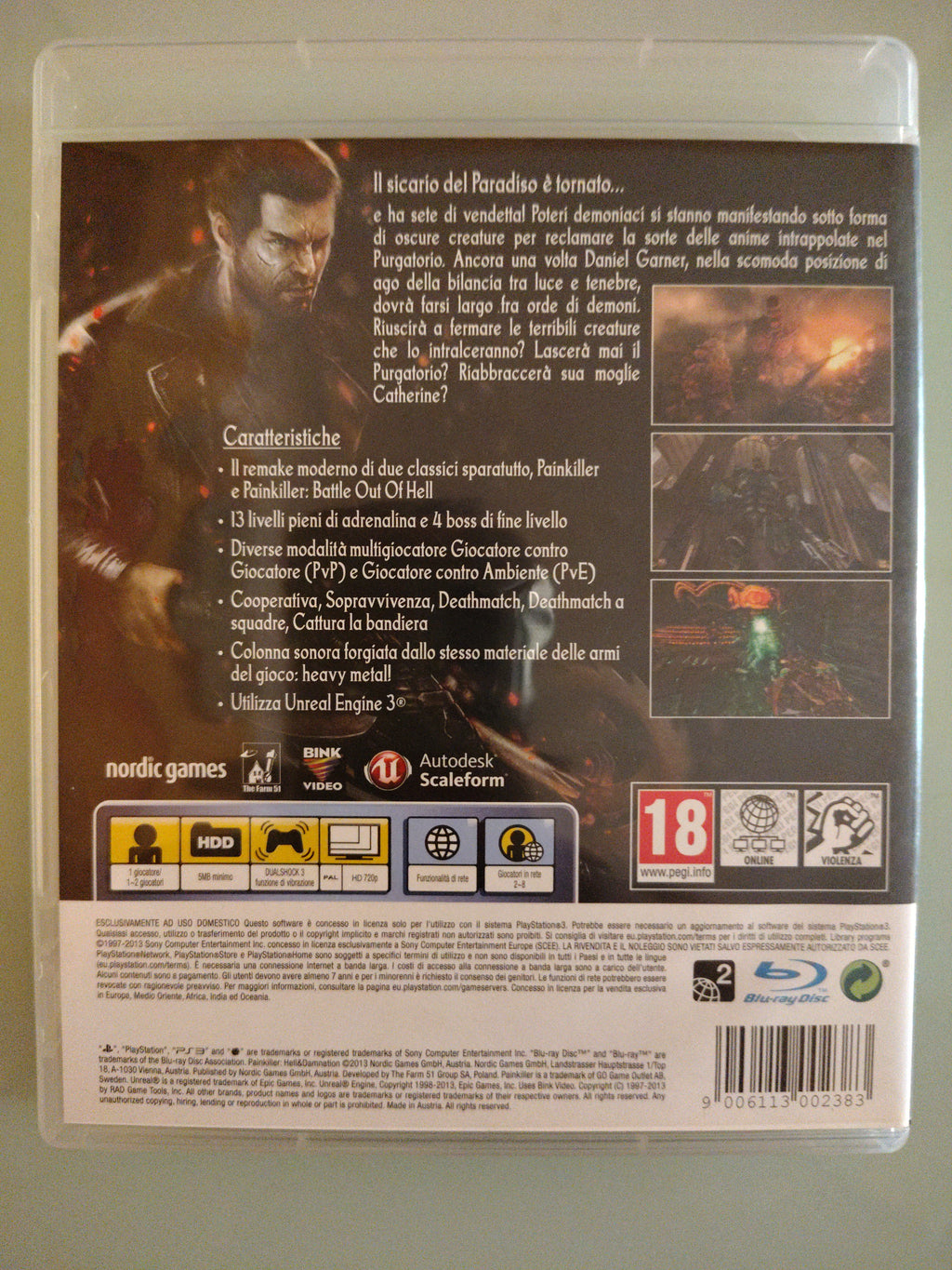 PAINKILLER HELL & DAMNATION UNCUT  RARO